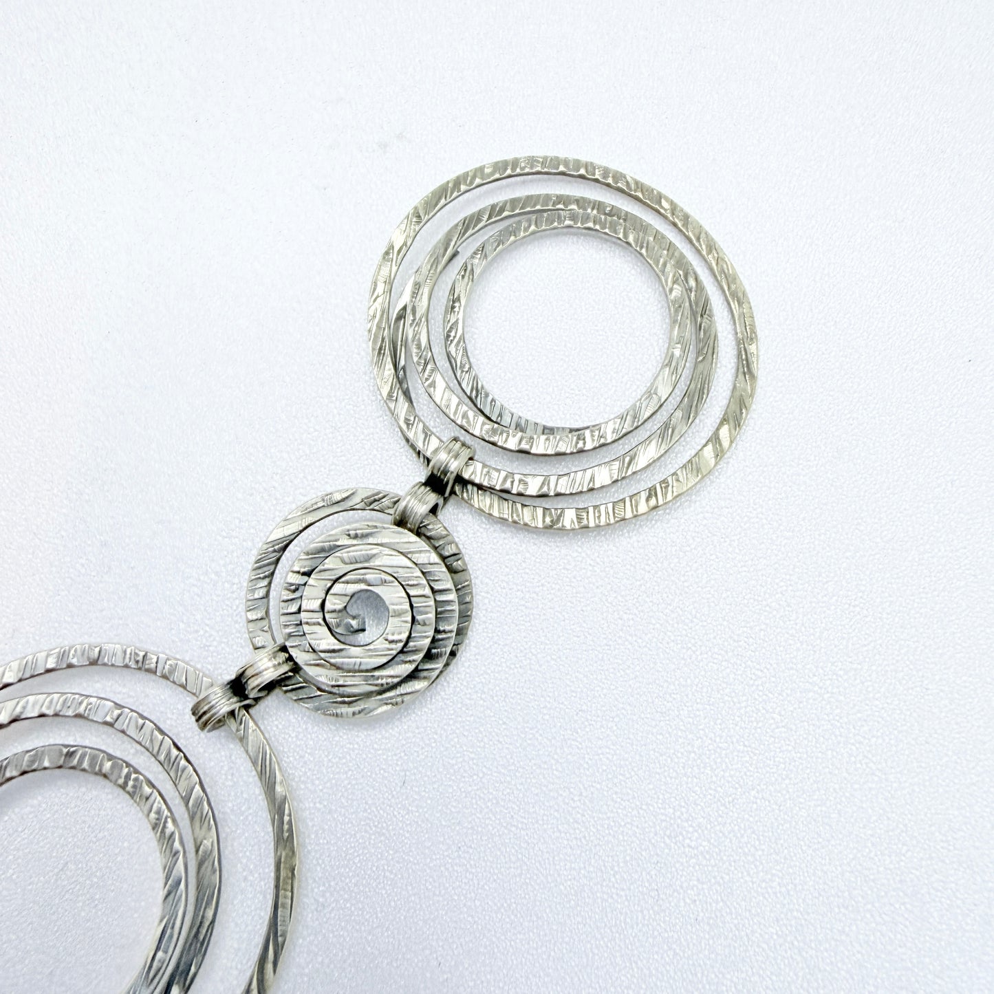 Elis Kauppi, Kupittaan Kulta Finland 1969. Vintage Solid Silver Bracelet.