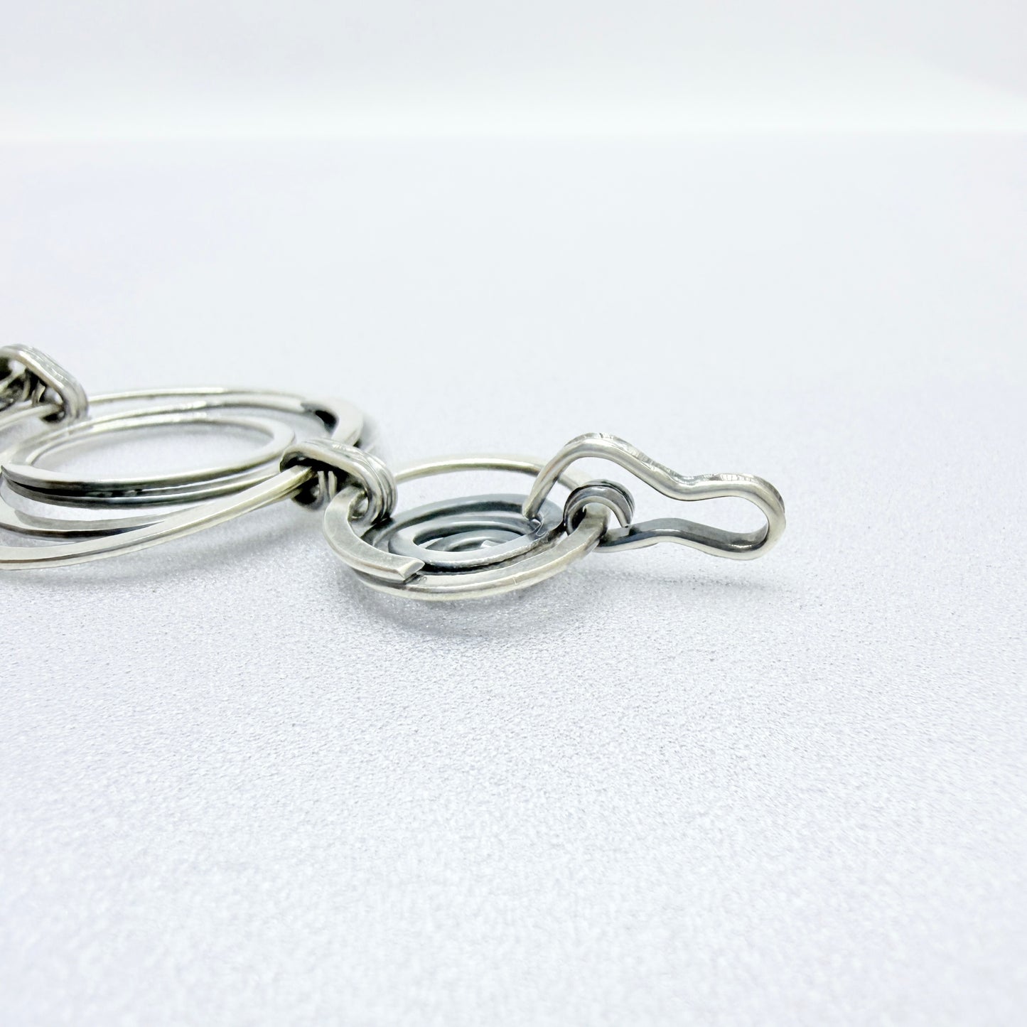Elis Kauppi, Kupittaan Kulta Finland 1969. Vintage Solid Silver Bracelet.