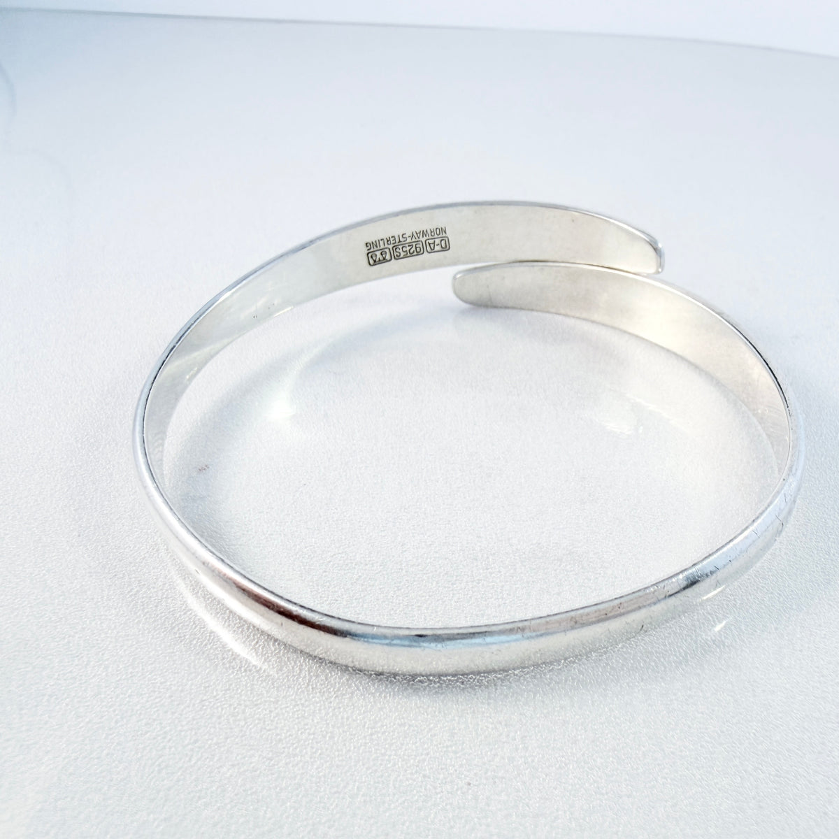 David Andersen 1960s Vintage Viking Saga Series Sterling Silver Bracelet
