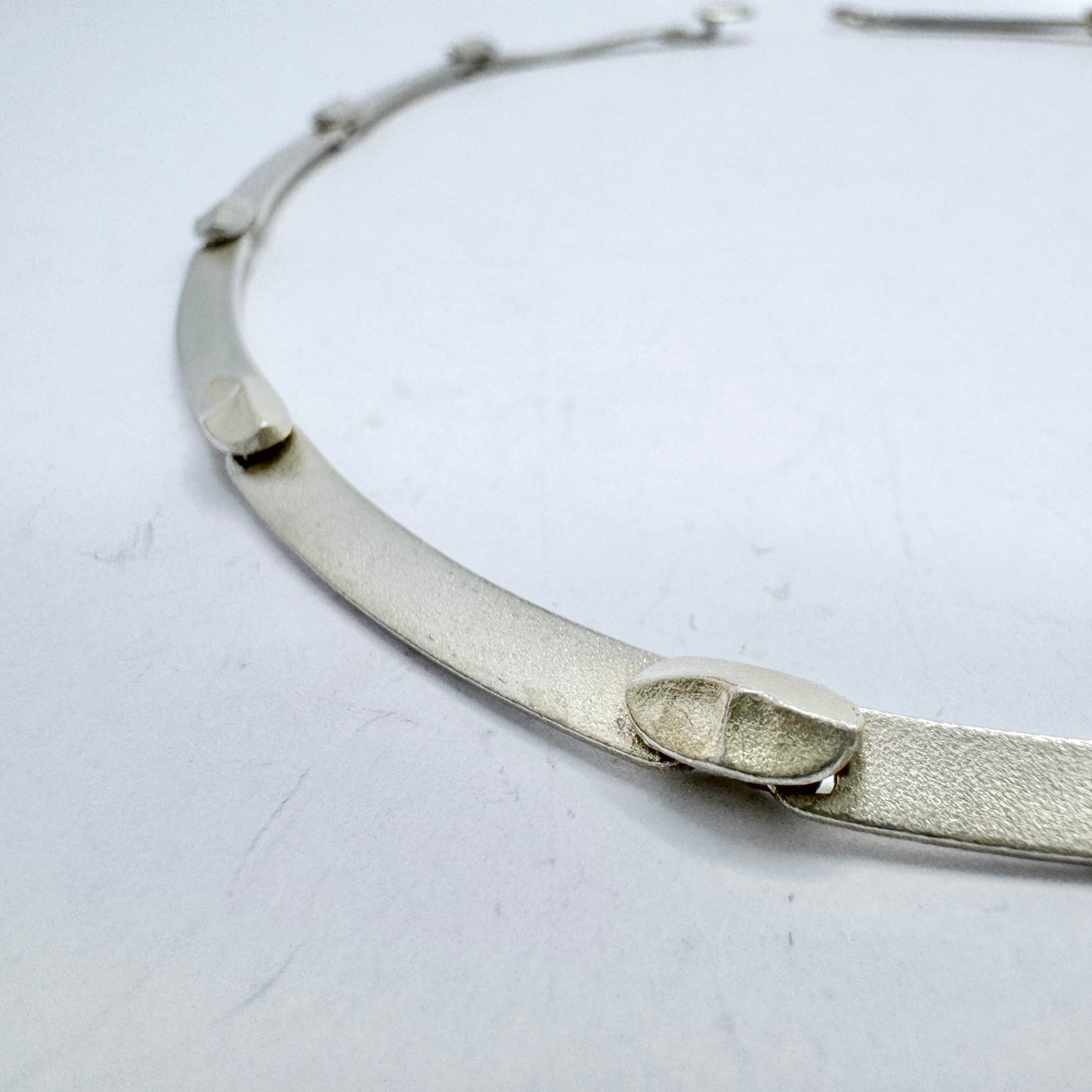 Björn Weckström for Lapponia, Finland 1988. Vintage Sterling Silver Necklace. Labyrinth