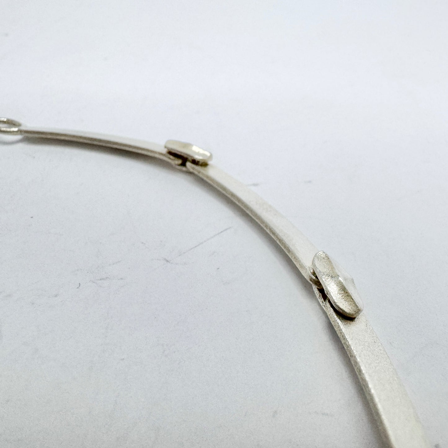 Björn Weckström for Lapponia, Finland 1988. Vintage Sterling Silver Necklace. Labyrinth