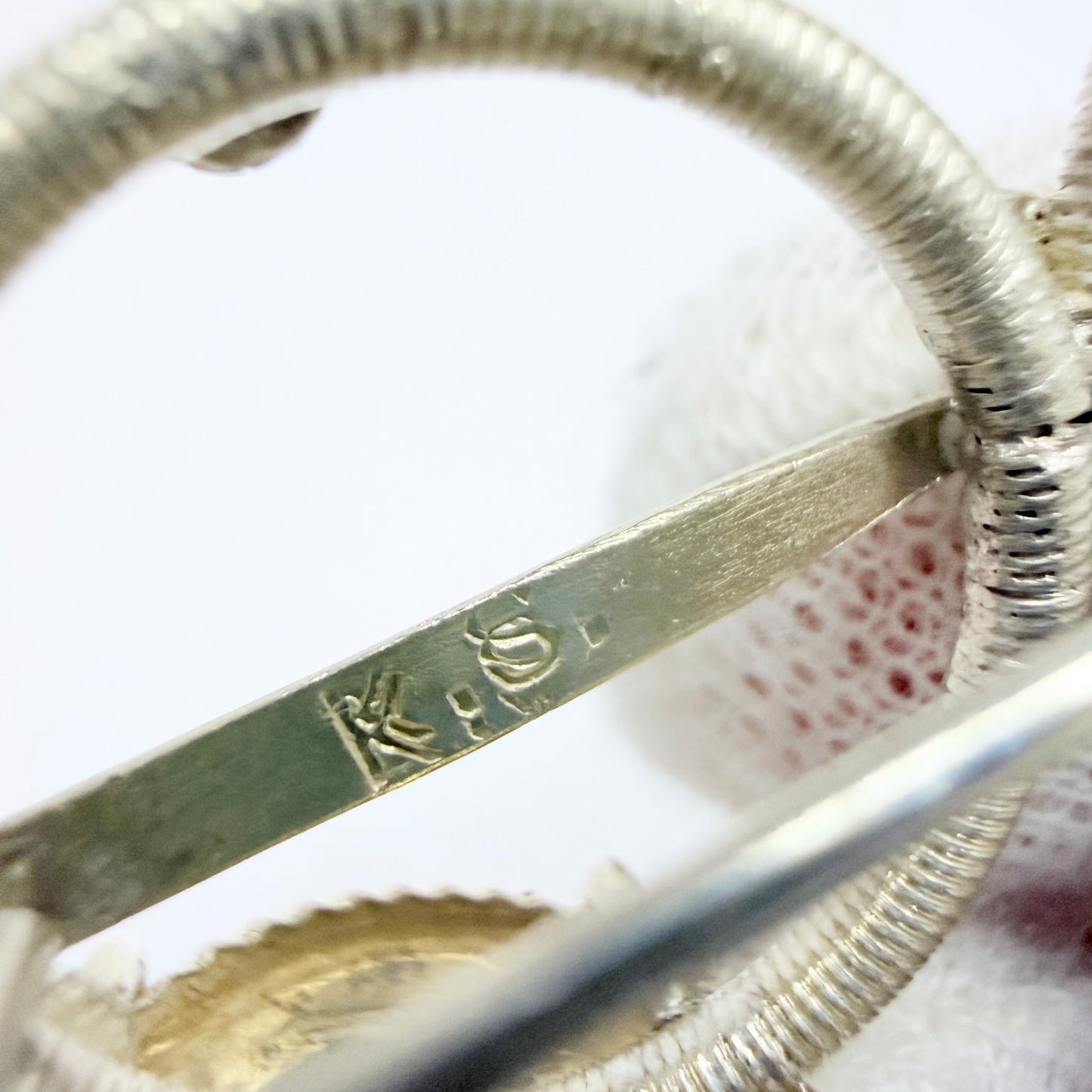 K.S Norway early 1900s Solid Silver Traditional Bunads Brooch.
