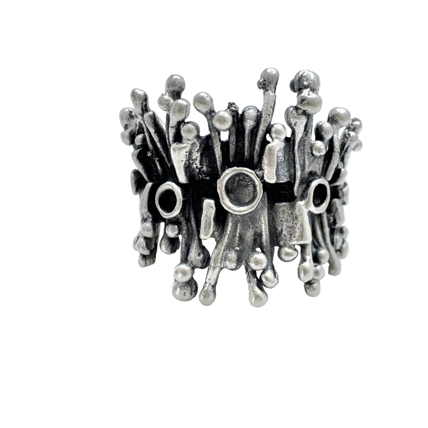 Martti Viikinniemi, Finland 1969, Vintage Solid Silver Ring.