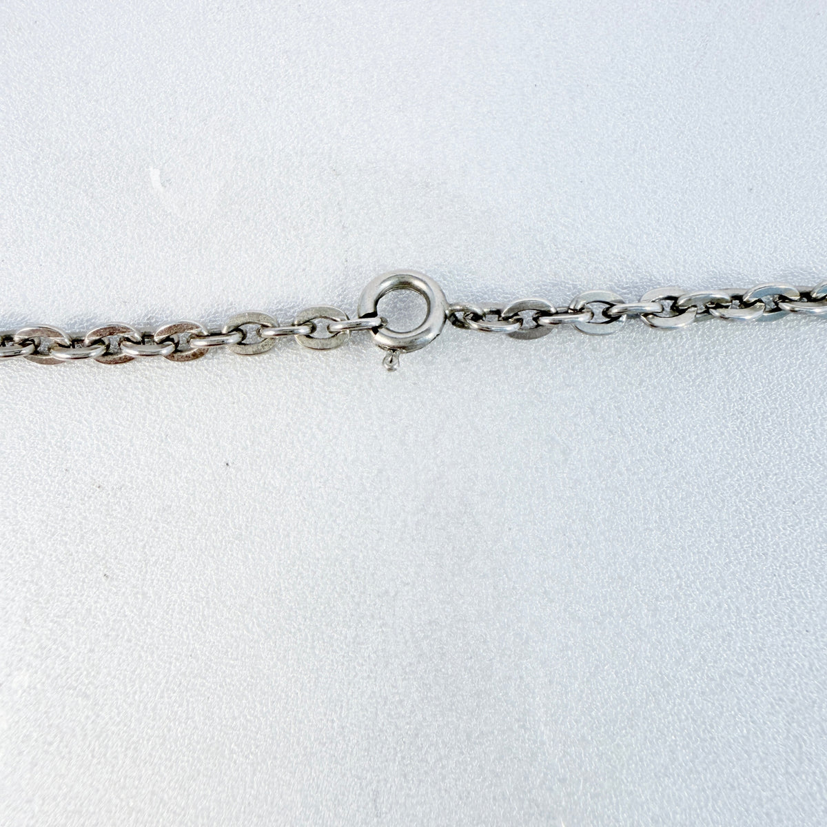 Ottosson Brothers, Sweden 1970s. Large Vintage Modernist Pewter Pendant Necklace.
