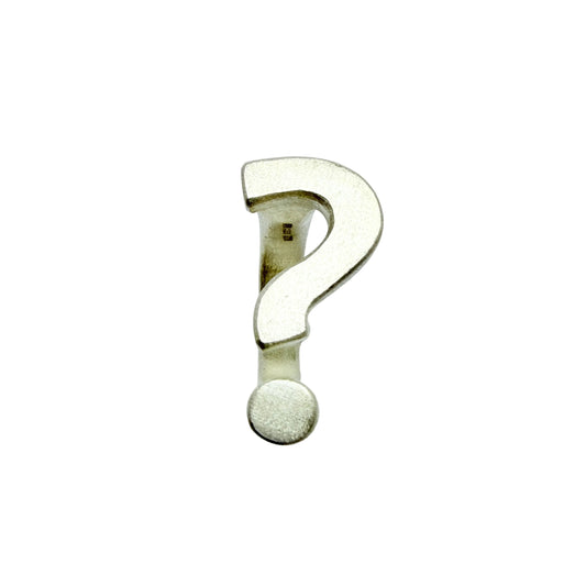 Chao & Eero, Finland Sterling Silver Question Mark Ring.