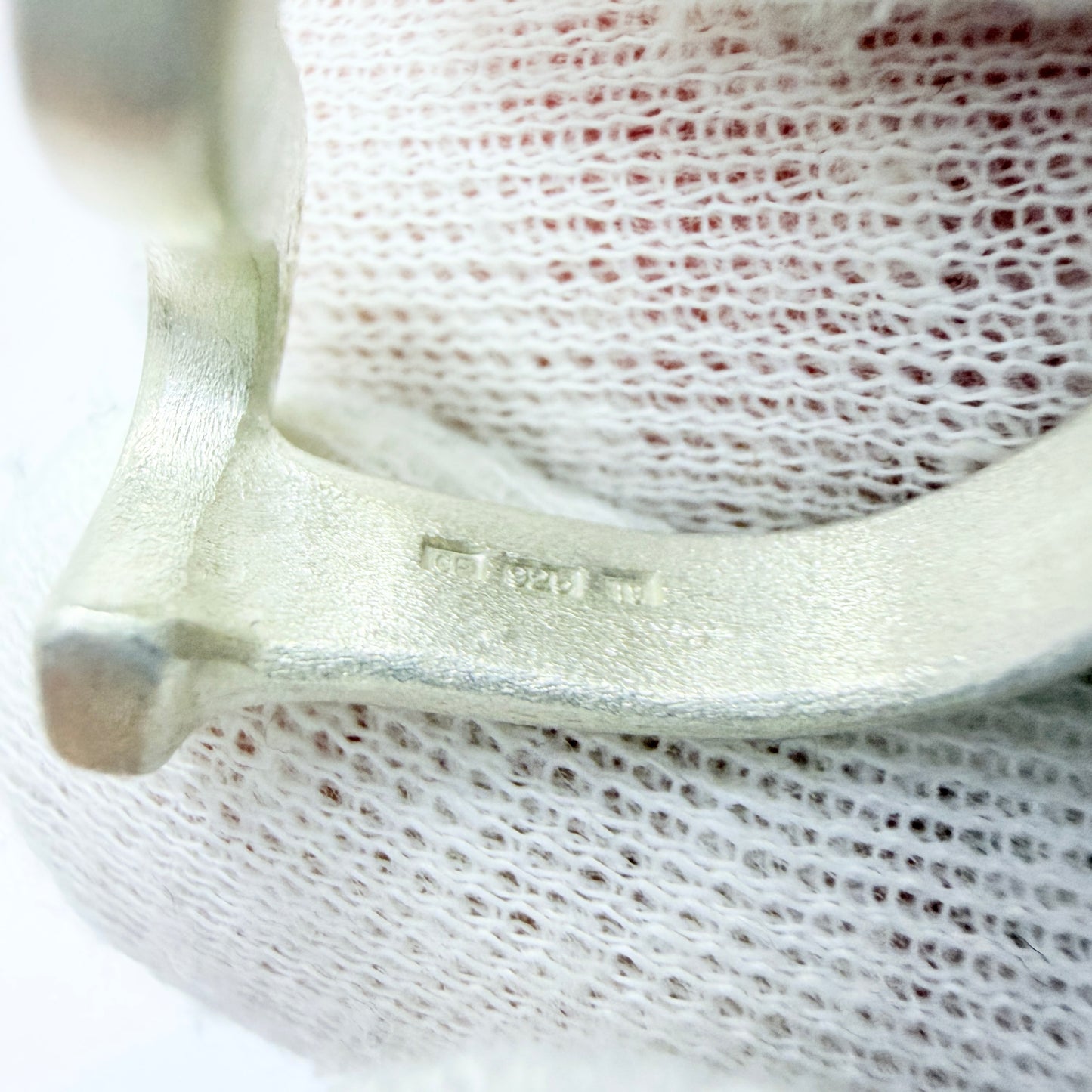 Chao & Eero, Finland Sterling Silver Question Mark Ring.