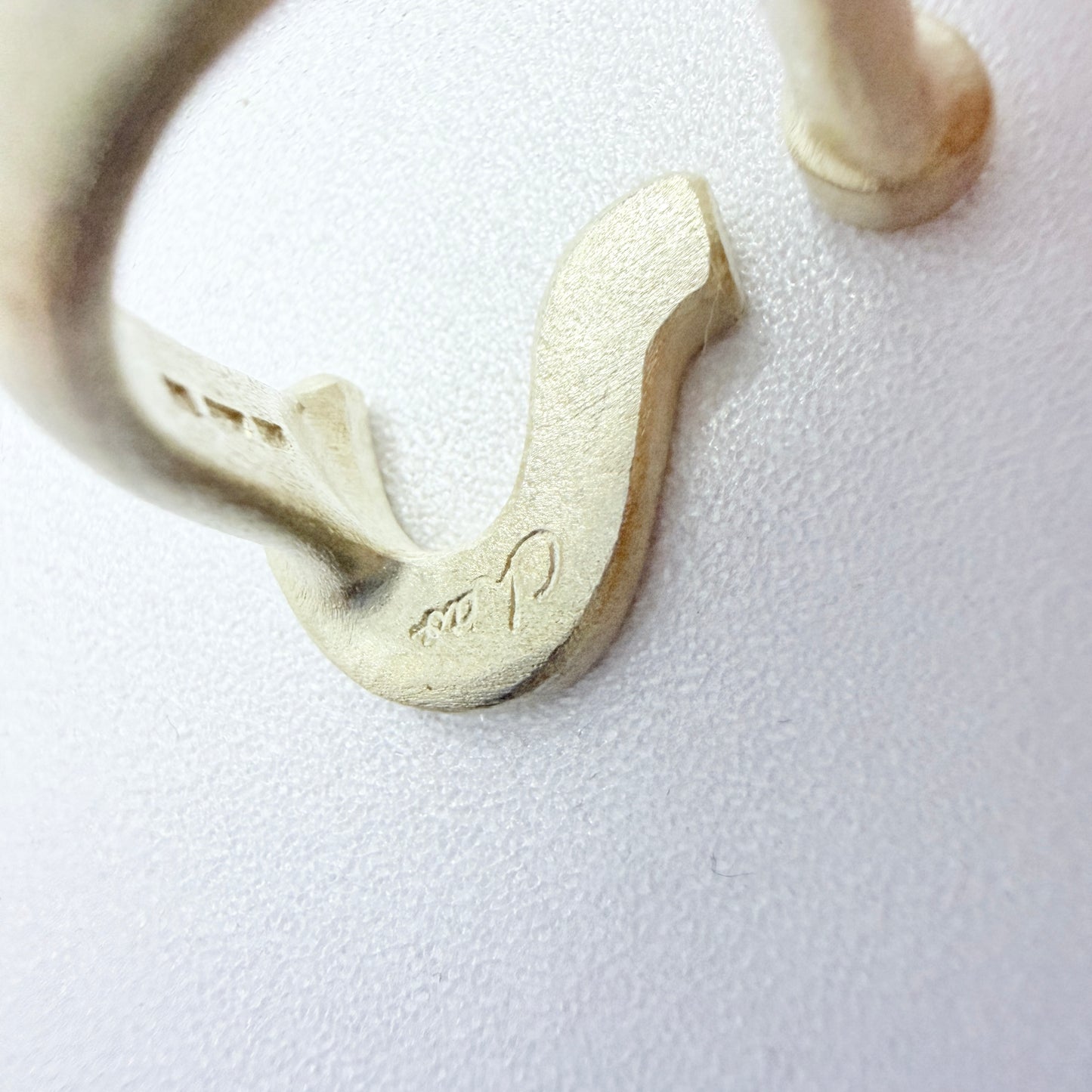 Chao & Eero, Finland Sterling Silver Question Mark Ring.
