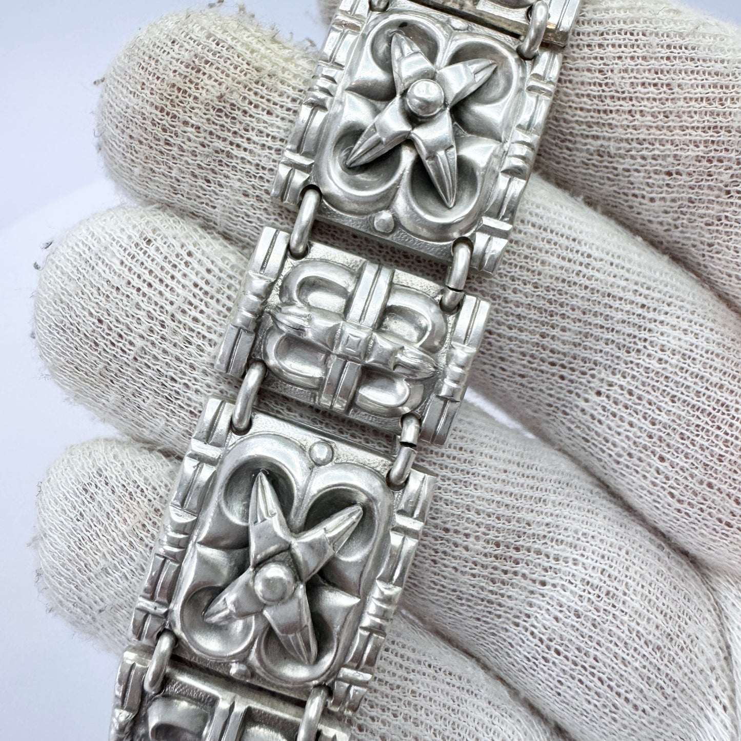 David-Andersen, Norway ca 1950s. Vintage Sterling Silver Bracelet.