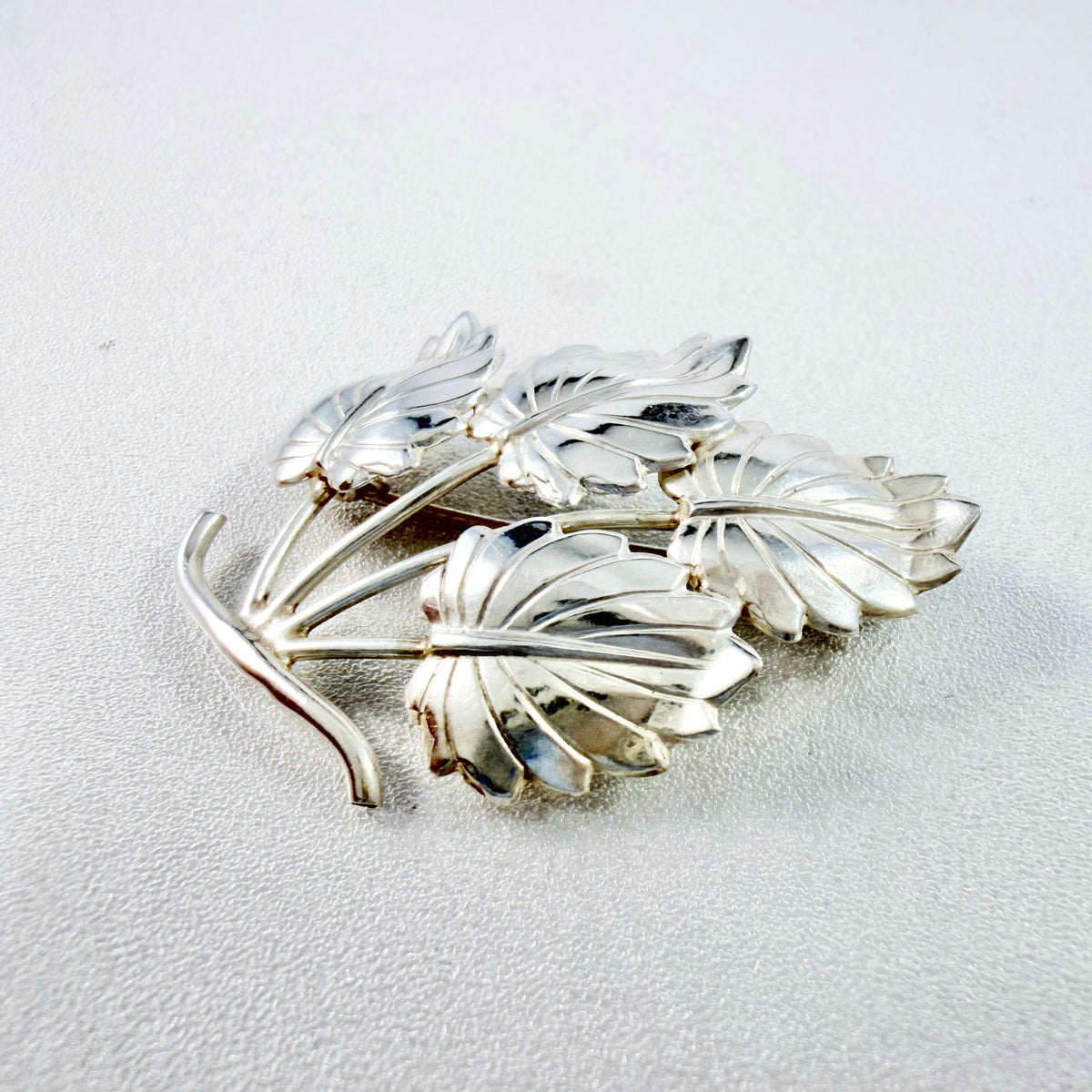 Pinco, Sweden 1959. Vintage Solid Silver Brooch.