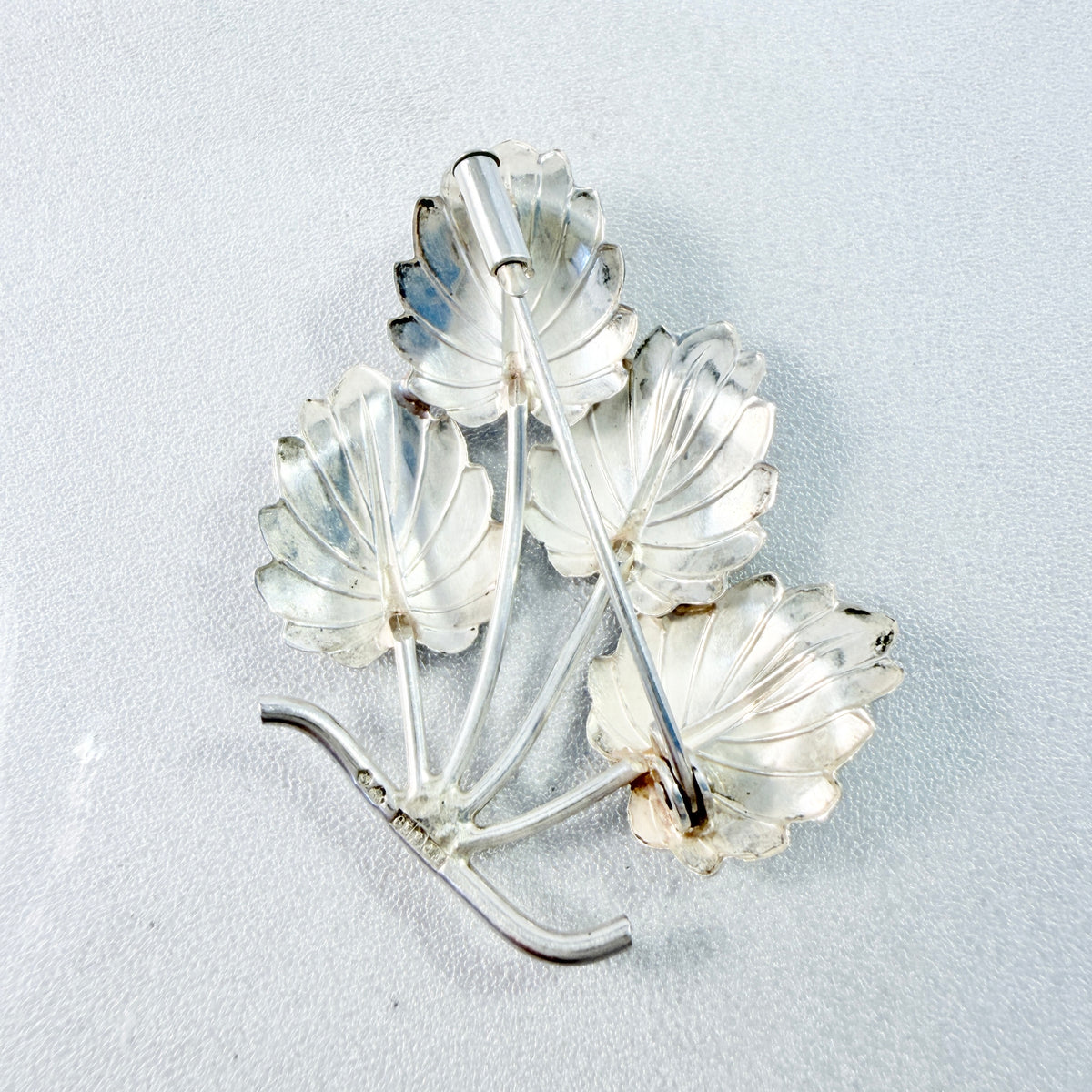 Pinco, Sweden 1959. Vintage Solid Silver Brooch.