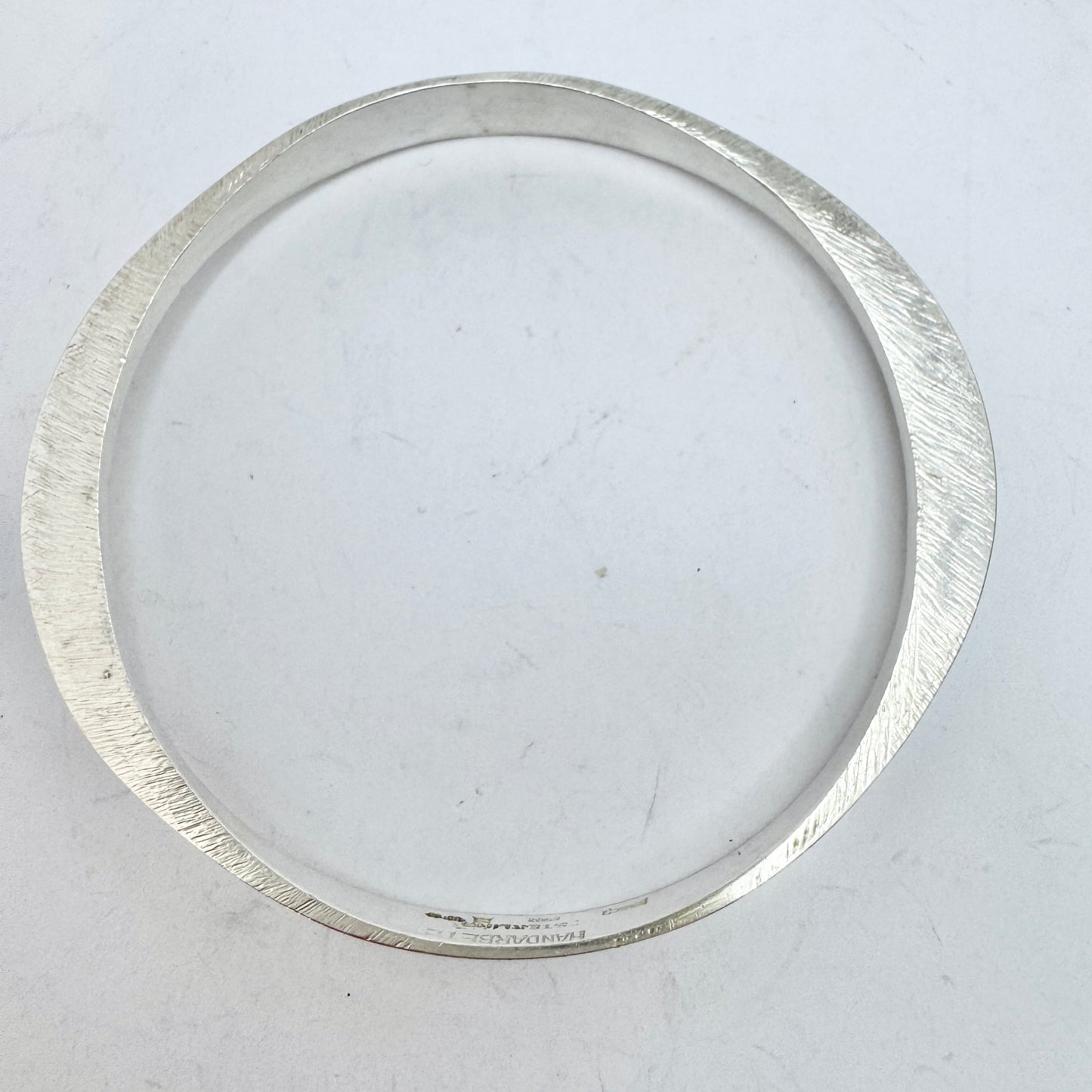 Köpings Guldvaru, Sweden 1971. Vintage Sterling Silver Bangle Bracelet.