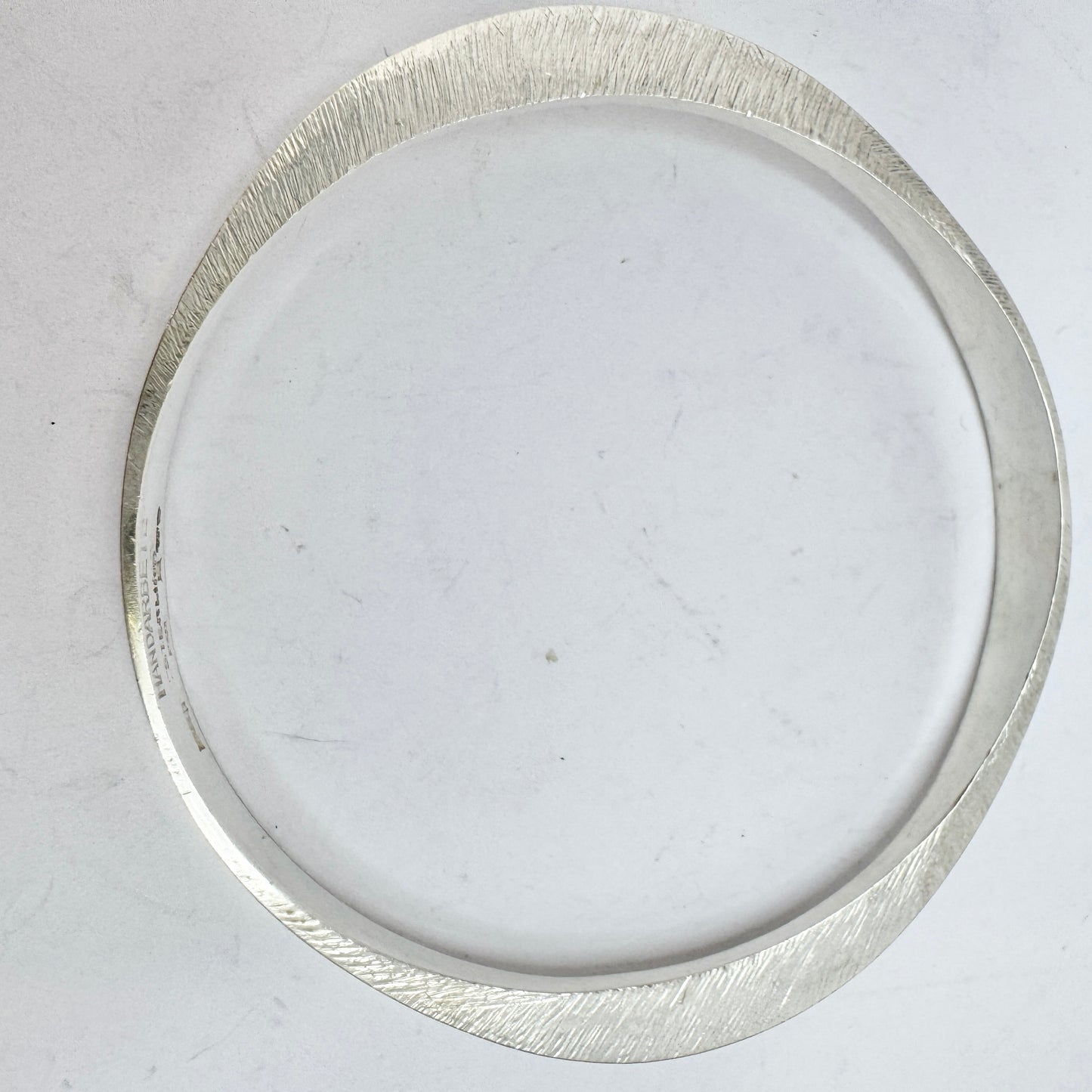 Köpings Guldvaru, Sweden 1971. Vintage Sterling Silver Bangle Bracelet.