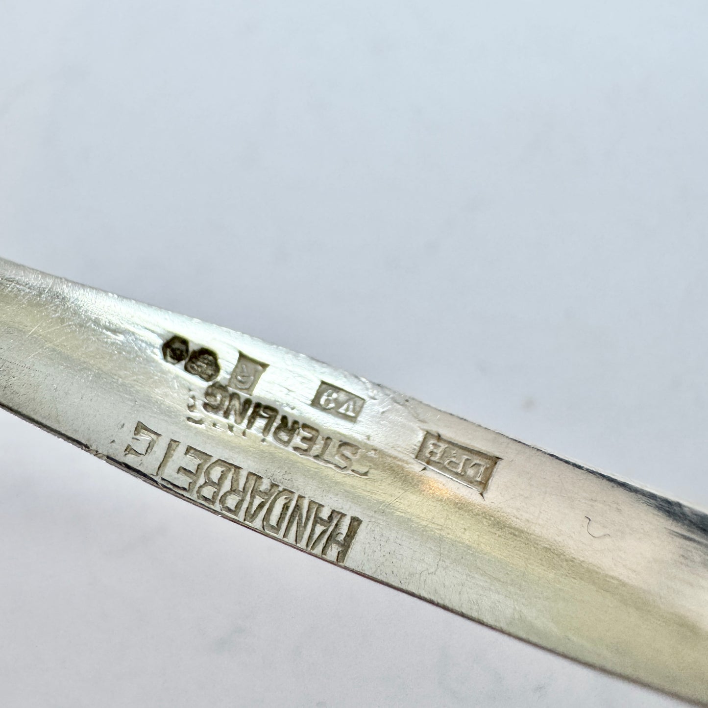 Köpings Guldvaru, Sweden 1971. Vintage Sterling Silver Bangle Bracelet.
