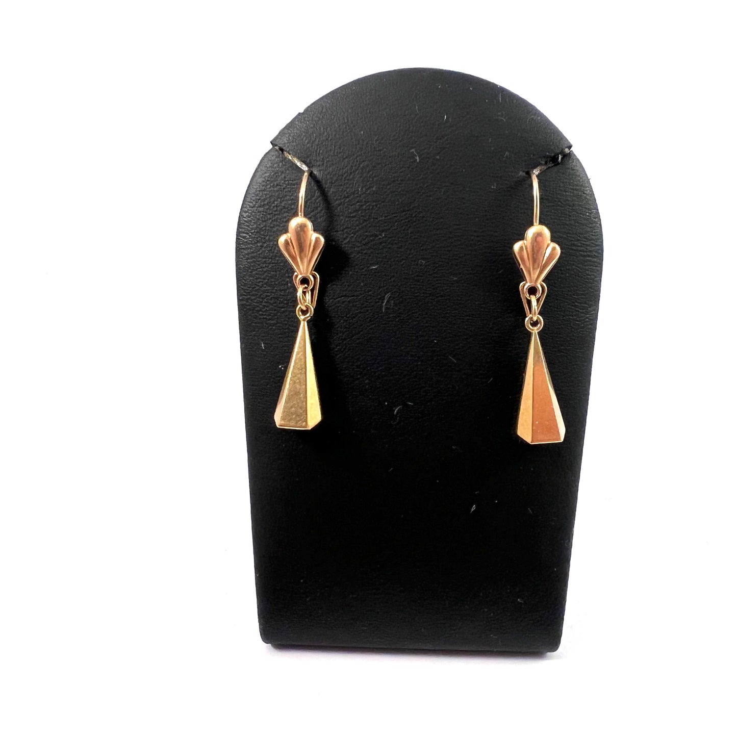 Svedbom, Sweden 1960s. Vintage 18k Gold Dangle Earrings.