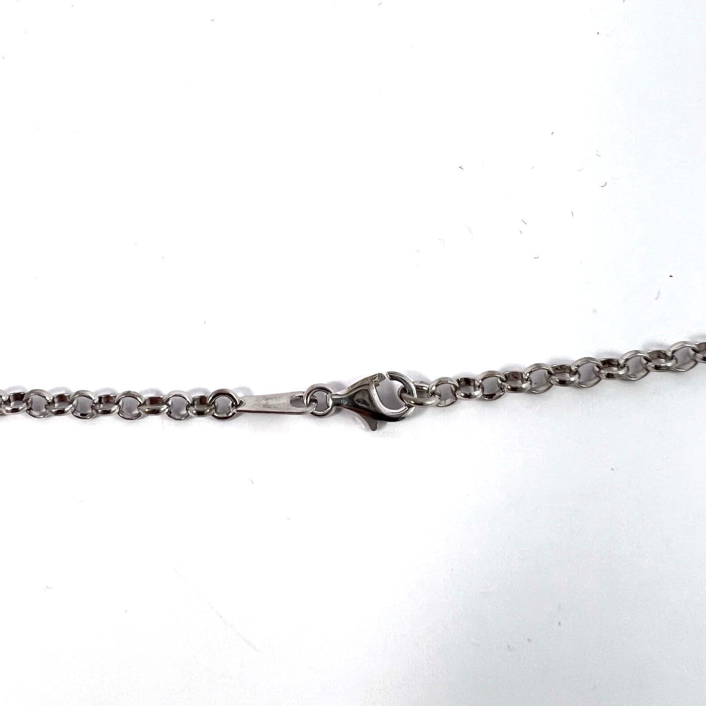 Liisa Vitali for Kultakeskus, Finland Vintage Sterling Silver Pendant Necklace.