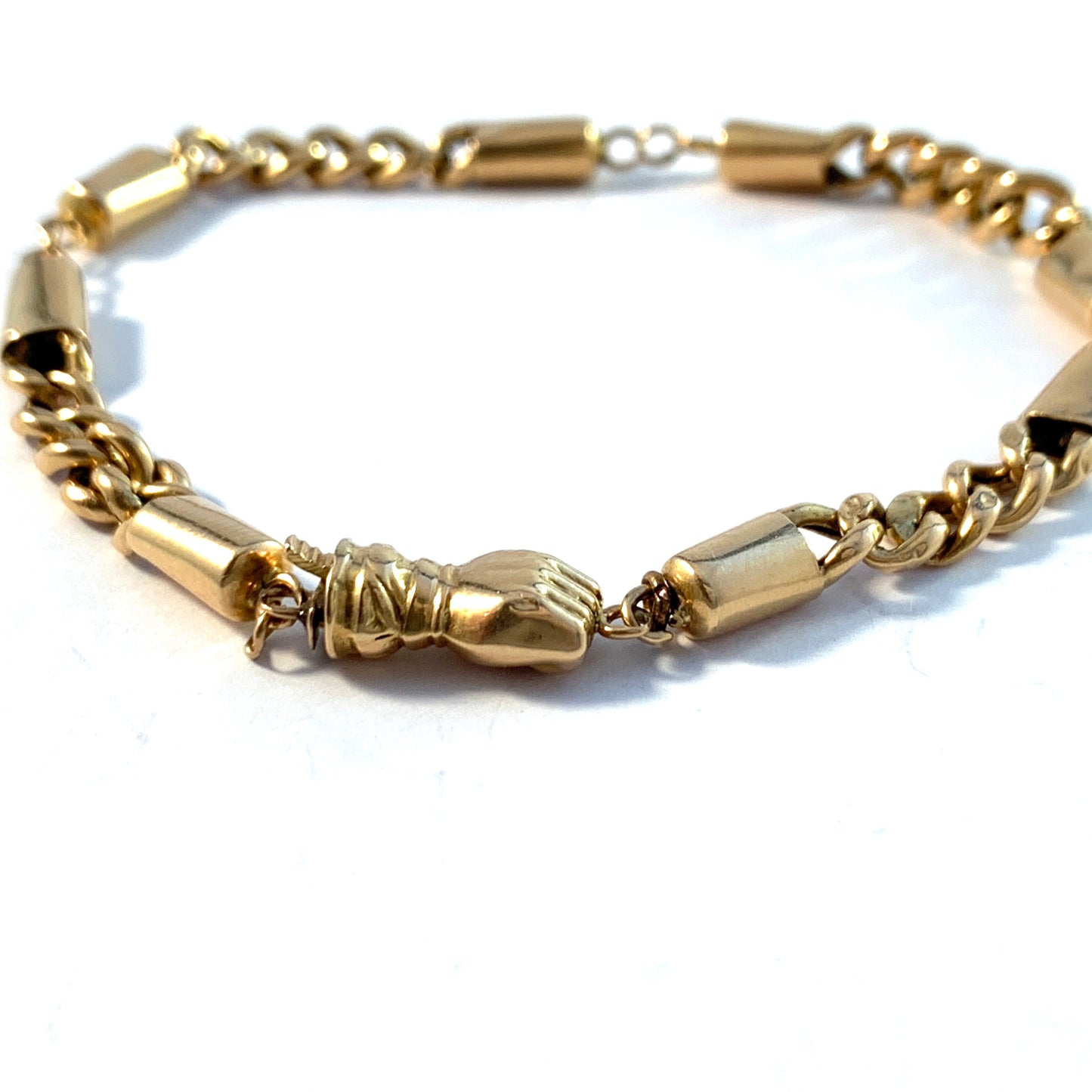 Emanuel Holmberg, Sweden year 1810-55. Antique 18k Gold Bracelet.