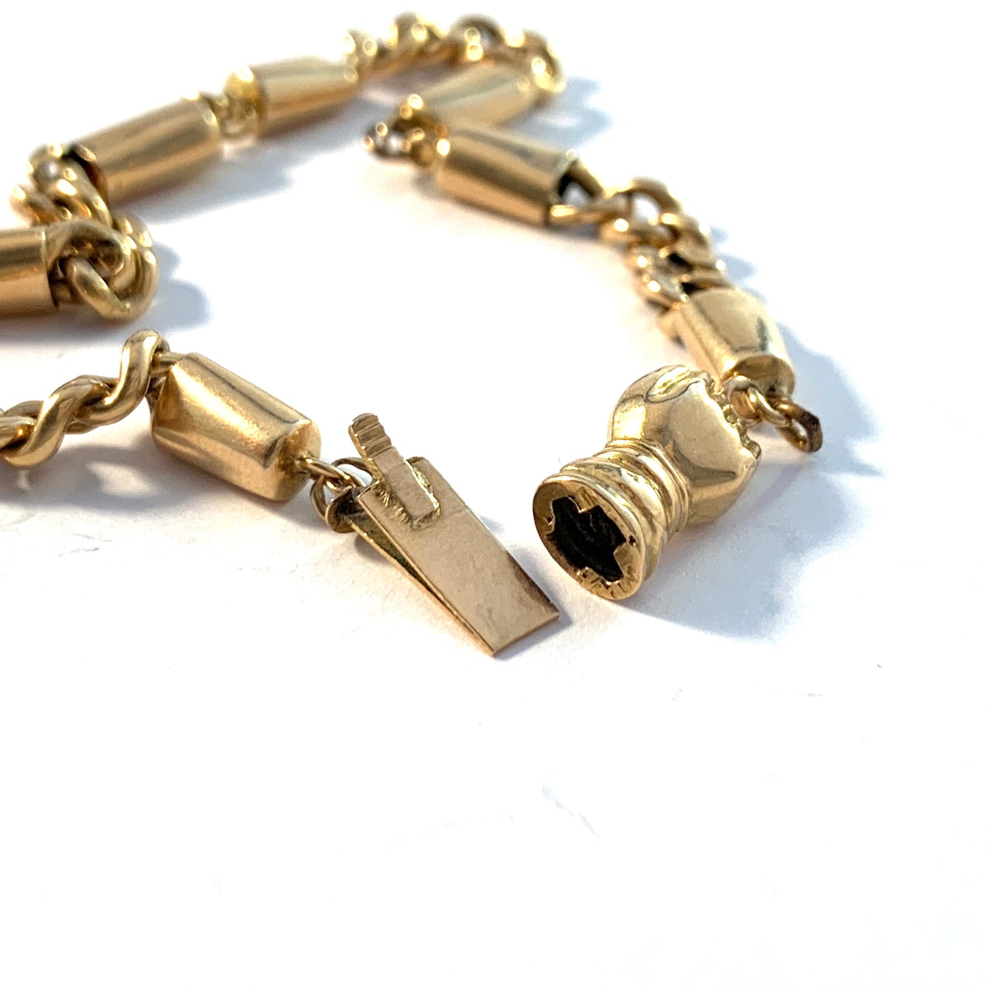 Emanuel Holmberg, Sweden year 1810-55. Antique 18k Gold Bracelet.