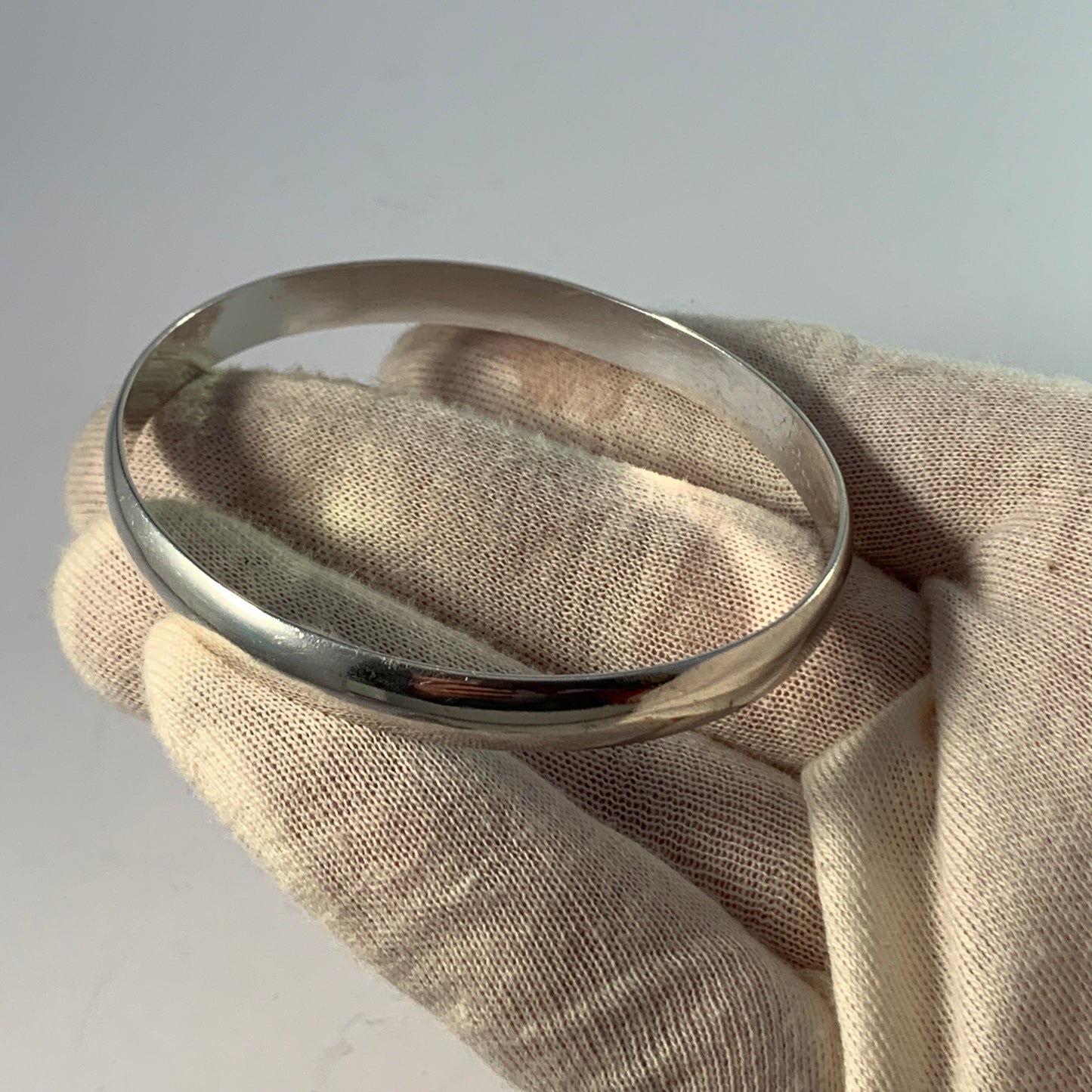 Hedbergs, Sweden 1974. Vintage Sterling Silver Bangle Bracelet.