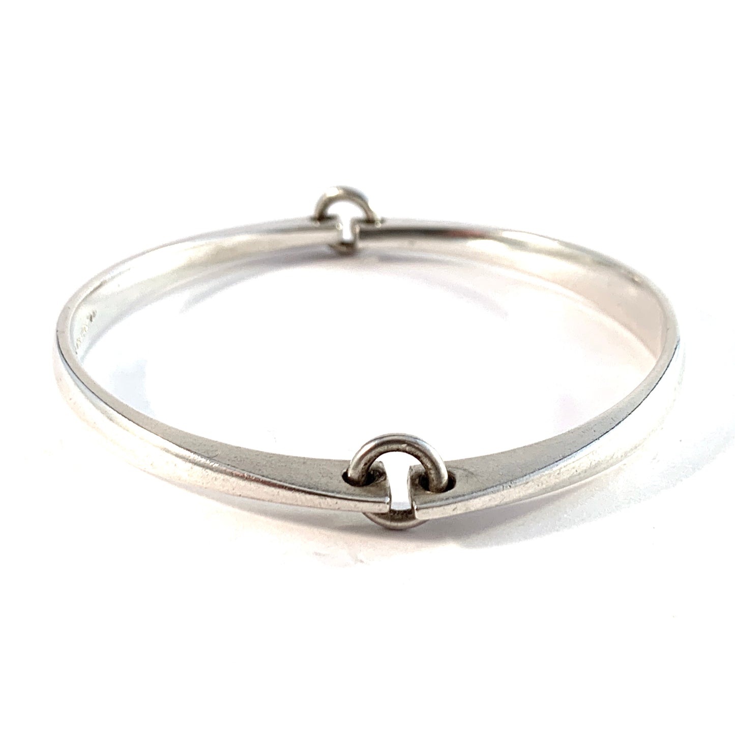 Bent Gabrielsen for Hans Hansen, Denmark 1960s. Sterling Silver Bangle Bracelet.