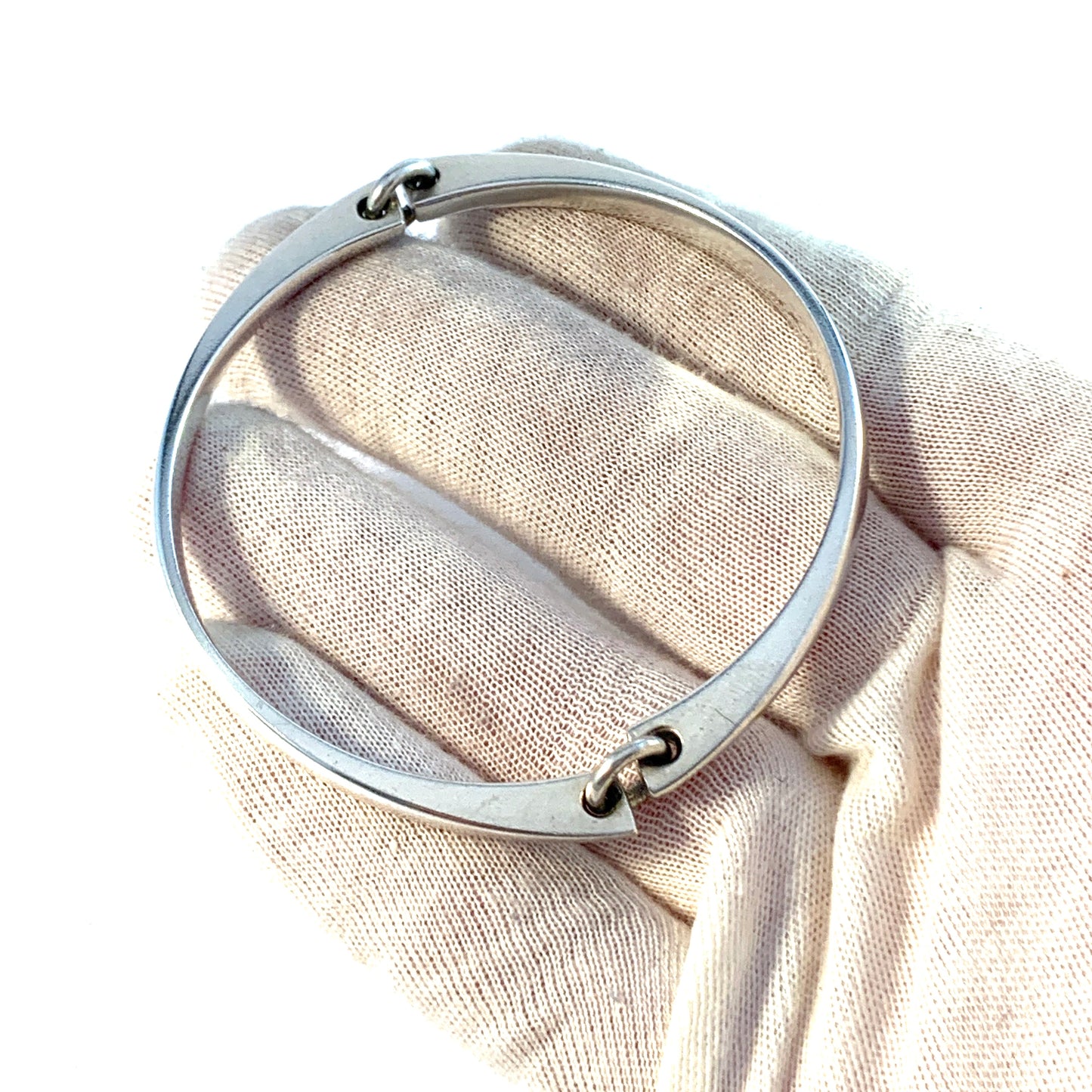 Bent Gabrielsen for Hans Hansen, Denmark 1960s. Sterling Silver Bangle Bracelet.