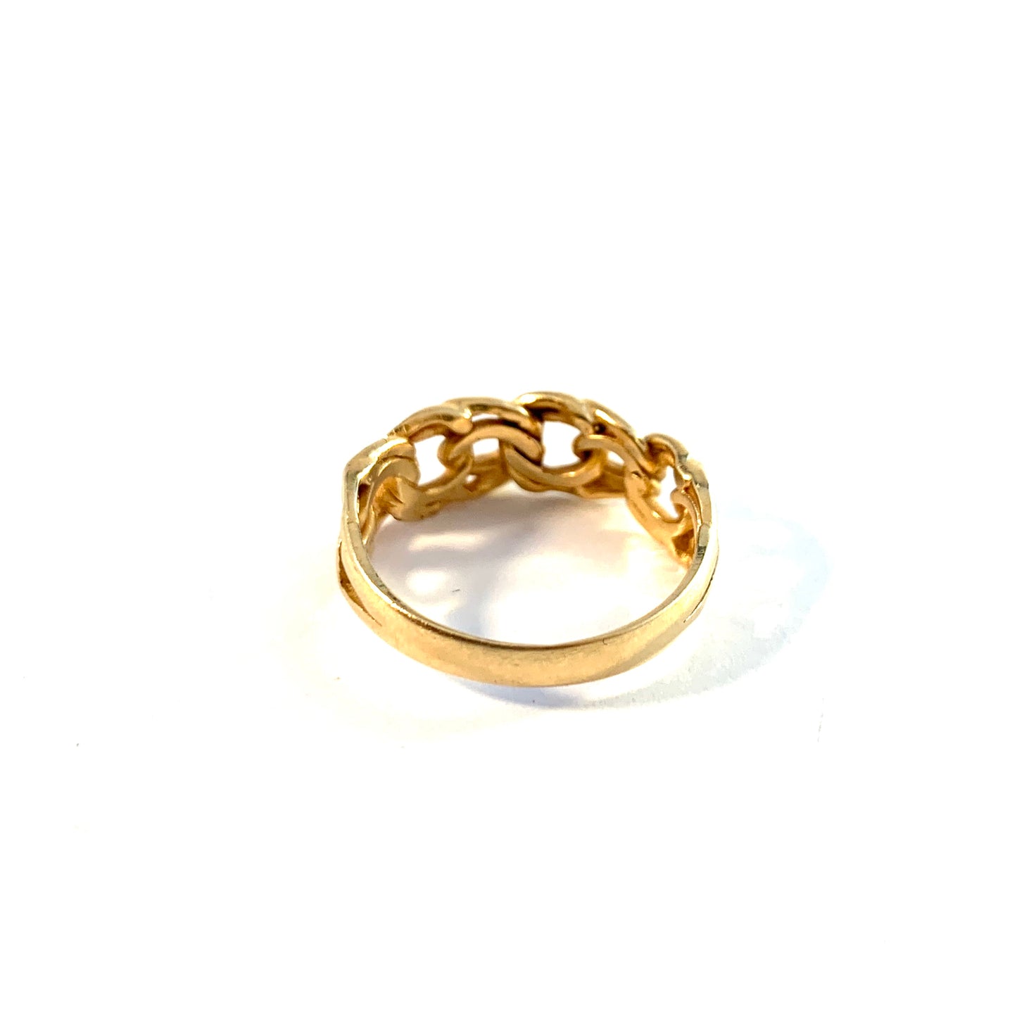 Wiktorsson, Sweden 1960s. Vintage 18k Gold Bismarck Ring.