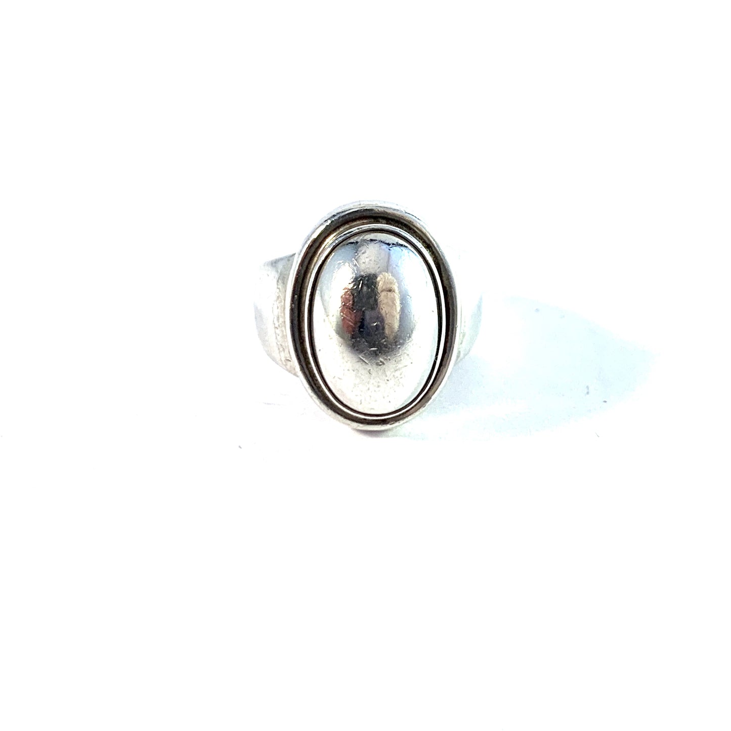 Harald Nielsen for Georg Jensen, Denmark.  Vintage Sterling Silver Pinky Ring. Design 46B