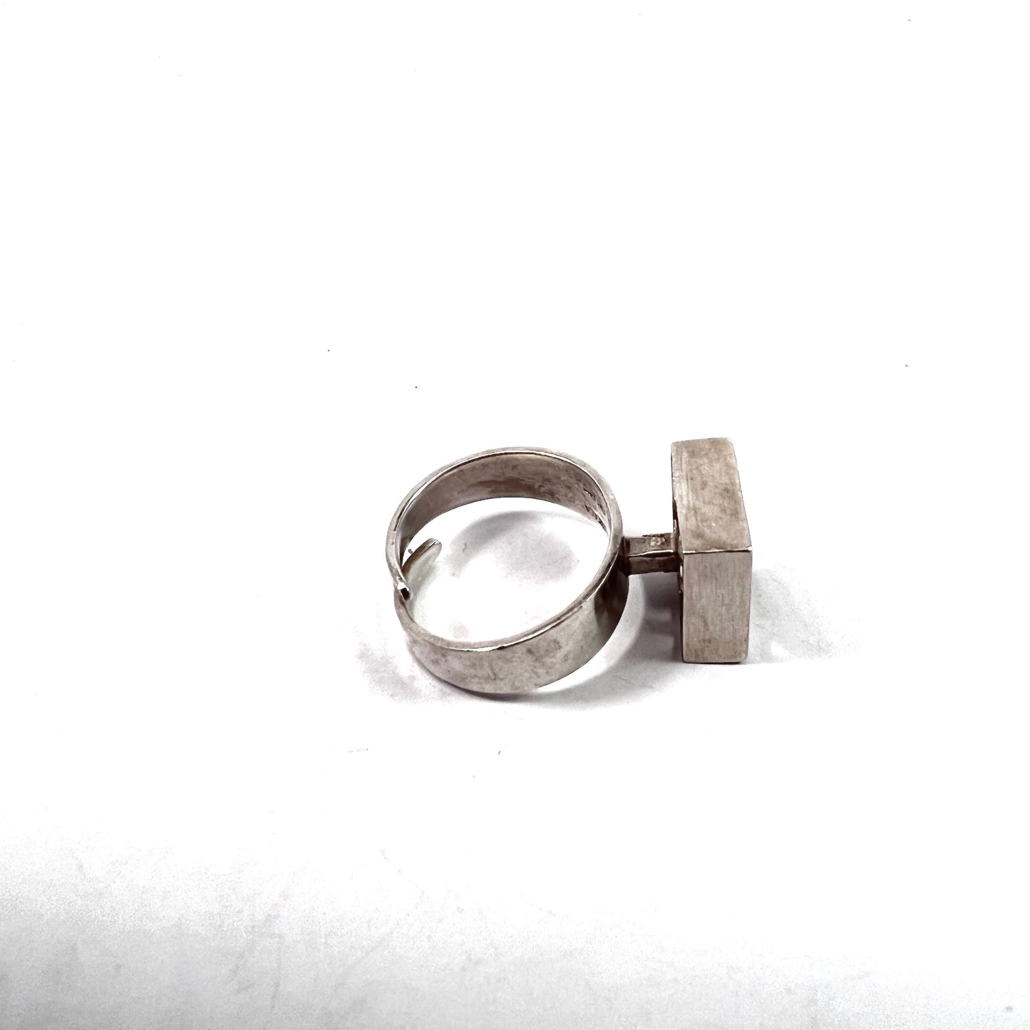 Esa Lukala, Finland 1970s. Solid Silver Ring. Signed.