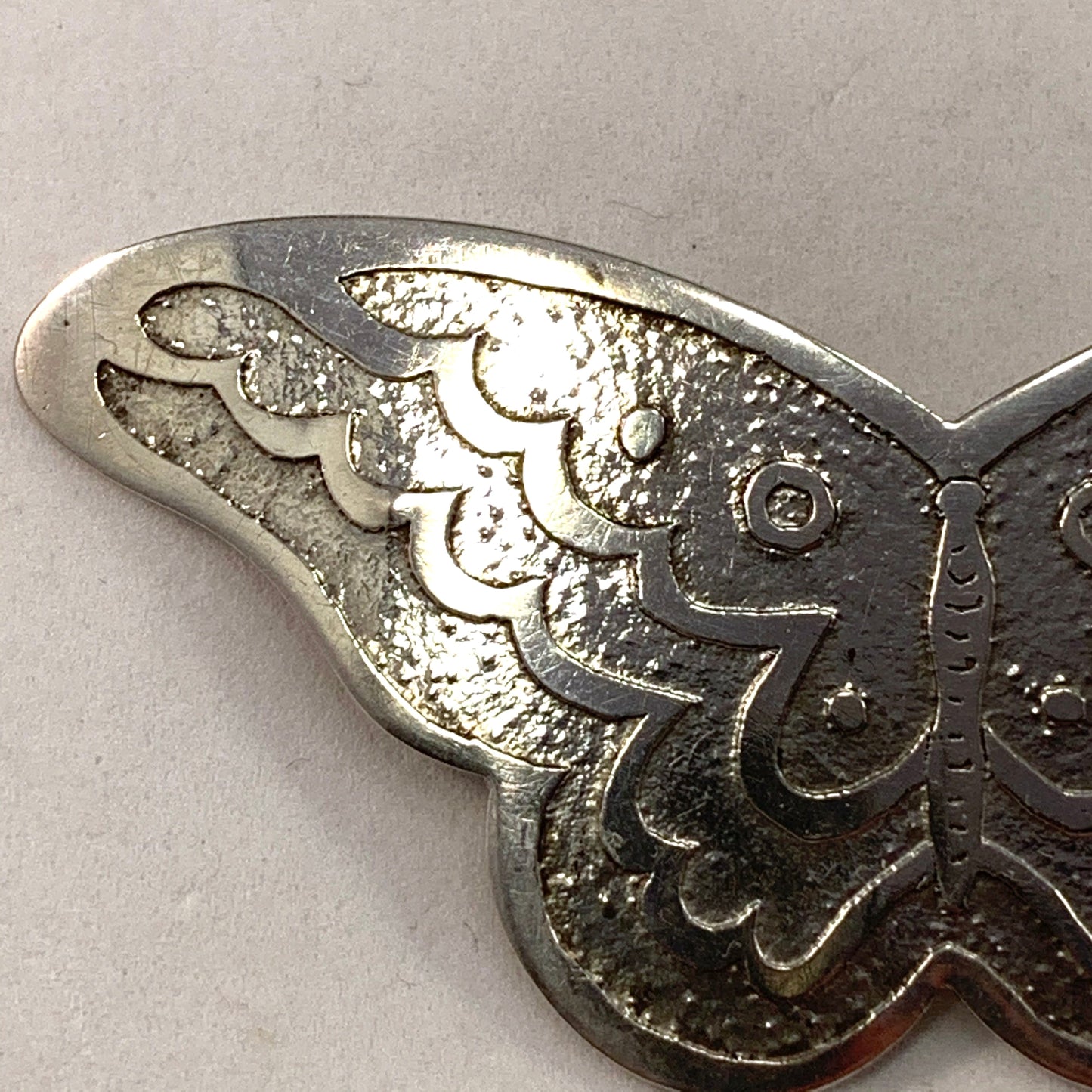 A Nilsson, father of Wiwen Nilsson, Sweden year 1905 Antique Art Nouveau Butterfly Brooch.