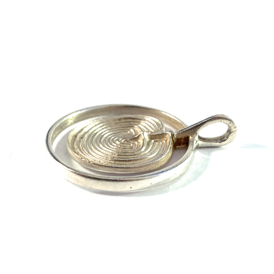 Ibe Dahlqust, Sweden. Vintage Sterling Silver Pendant.