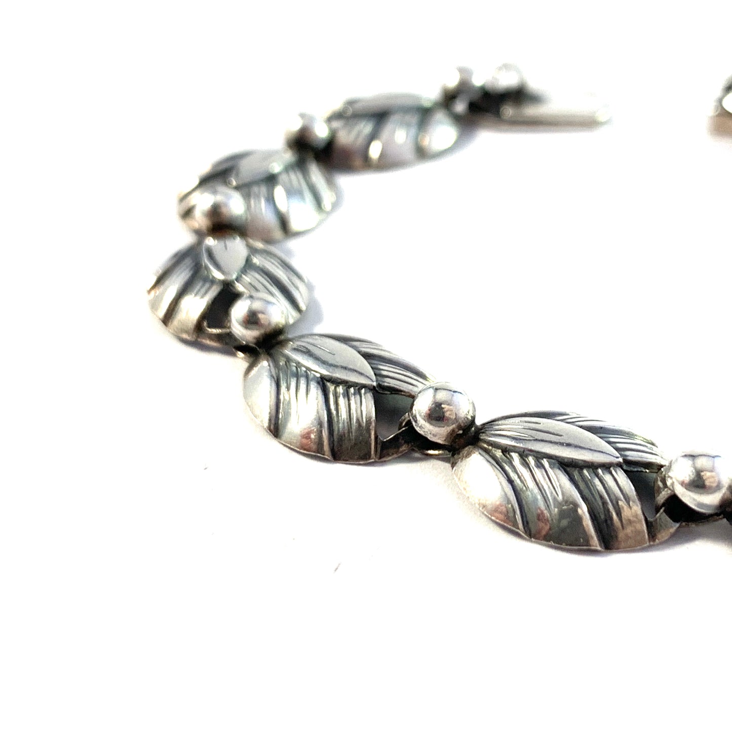 Niels Erik From, Denmark 1940s. Sterling Silver Bracelet.