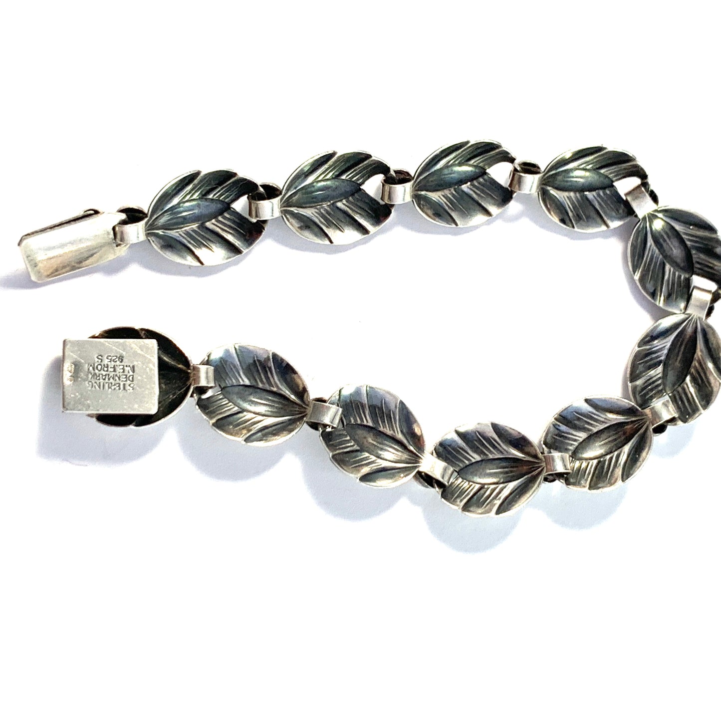 Niels Erik From, Denmark 1940s. Sterling Silver Bracelet.