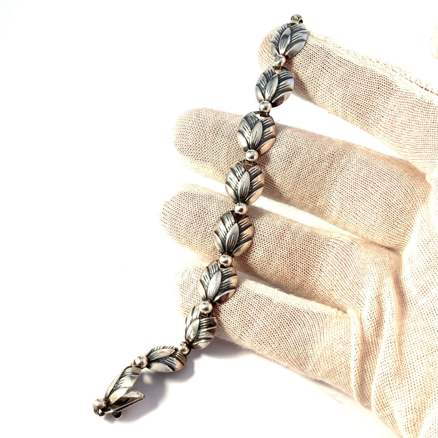 Niels Erik From, Denmark 1940s. Sterling Silver Bracelet.