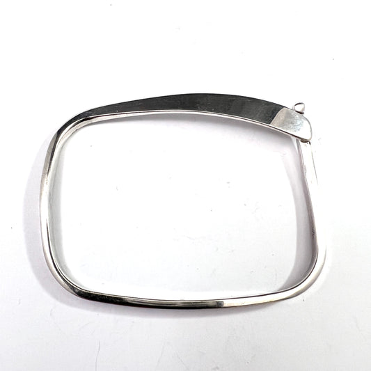 Ed Levin, USA Vintage Sterling Silver Bangle Bracelet.