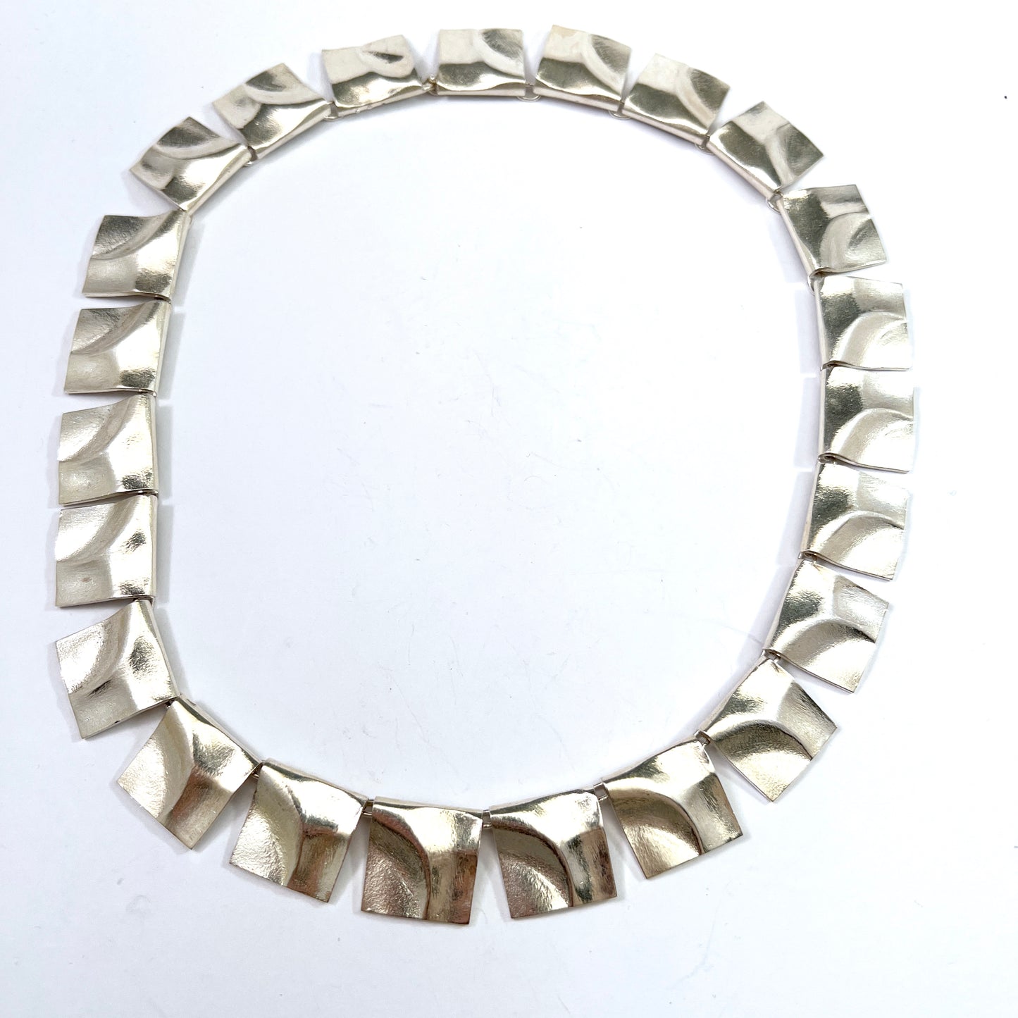 Bjorn Weckstrom Lapponia Finland year 1970. The Iconic Galactic Peaks Necklace.