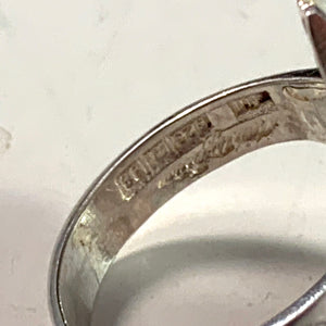 Matti Hyvärinen Finland 1979 Sterling Silver Adjustable Size Ring. In Original Box. Signed