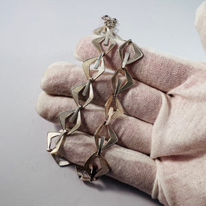Andreas Daub, Germany c 1960s. Vintage 830 Silver Necklace.