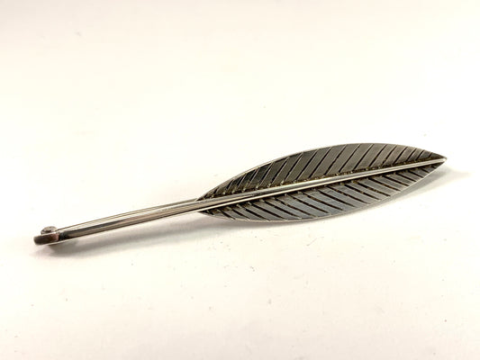 Hans Hansen, Denmark Vintage Sterling Silver Brooch. Design 134.