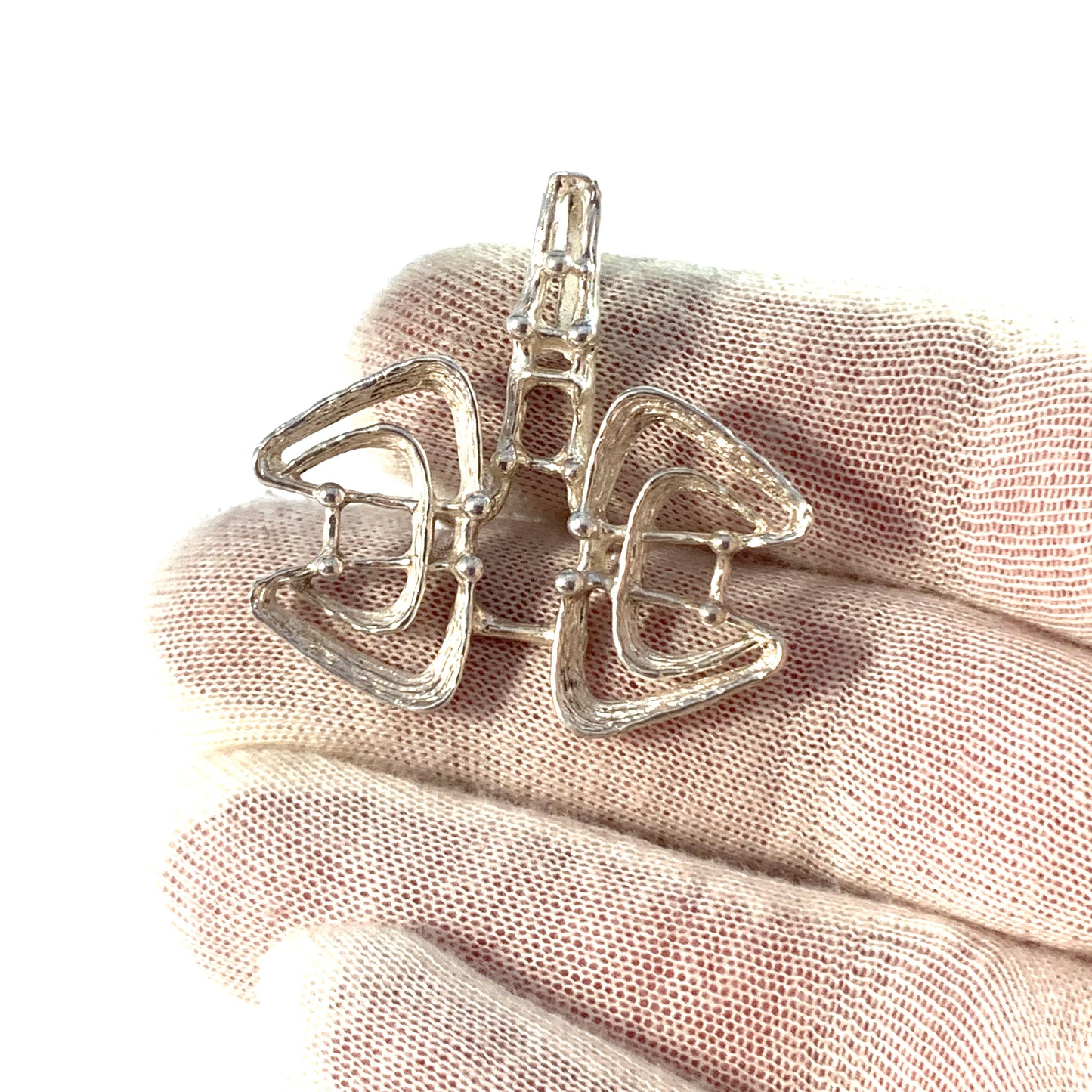 Else and Paul, Norway 1960s Sterling Silver Pendant.