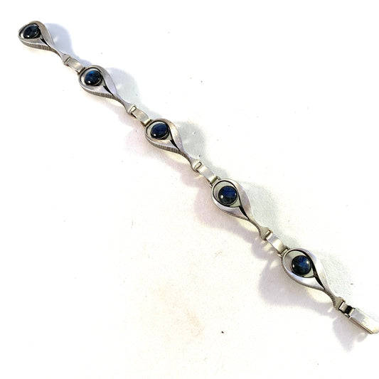 Finnfeelings, Finland Vintage Sterling Silver Labradorite Bracelet.