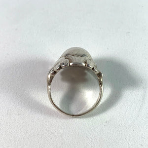 Georg Jensen & Wendel 1945-51, Copenhagen Sterling Silver Ring. Design 11A