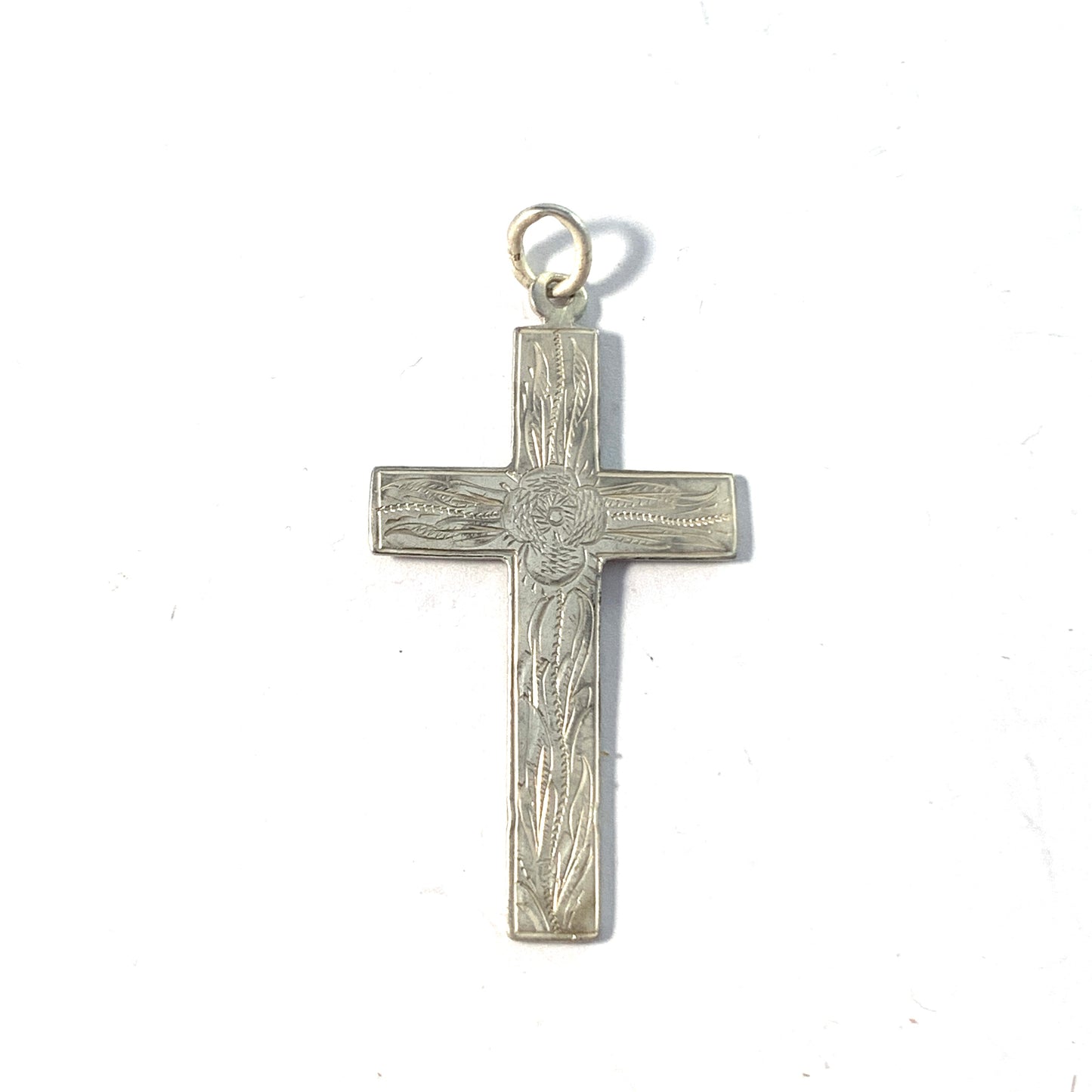 Matti Hjalmar Suutala, Finland 1923. Solid Silver Cross Pendant.