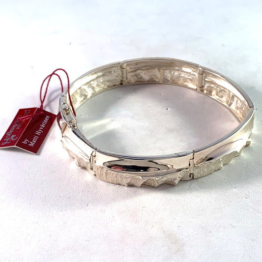 Matti Hyvärinen Finland Vintage Sterling Silver Bracelet.