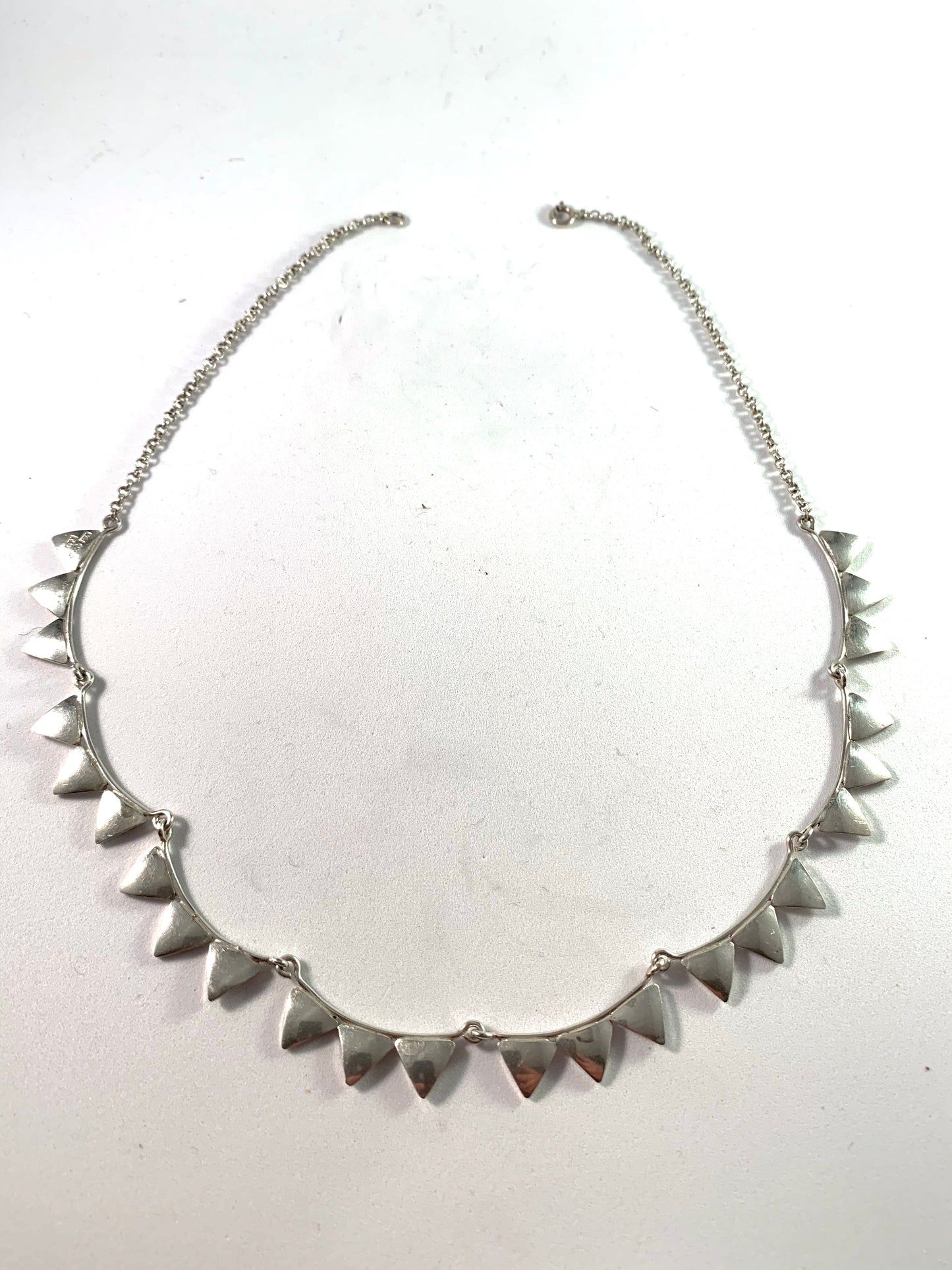 Victor Janson, Sweden year 1969 Sterling Silver Necklace.