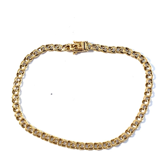 Segir, Sweden 1959. Vintage 18k Gold Bismark Charm Bracelet