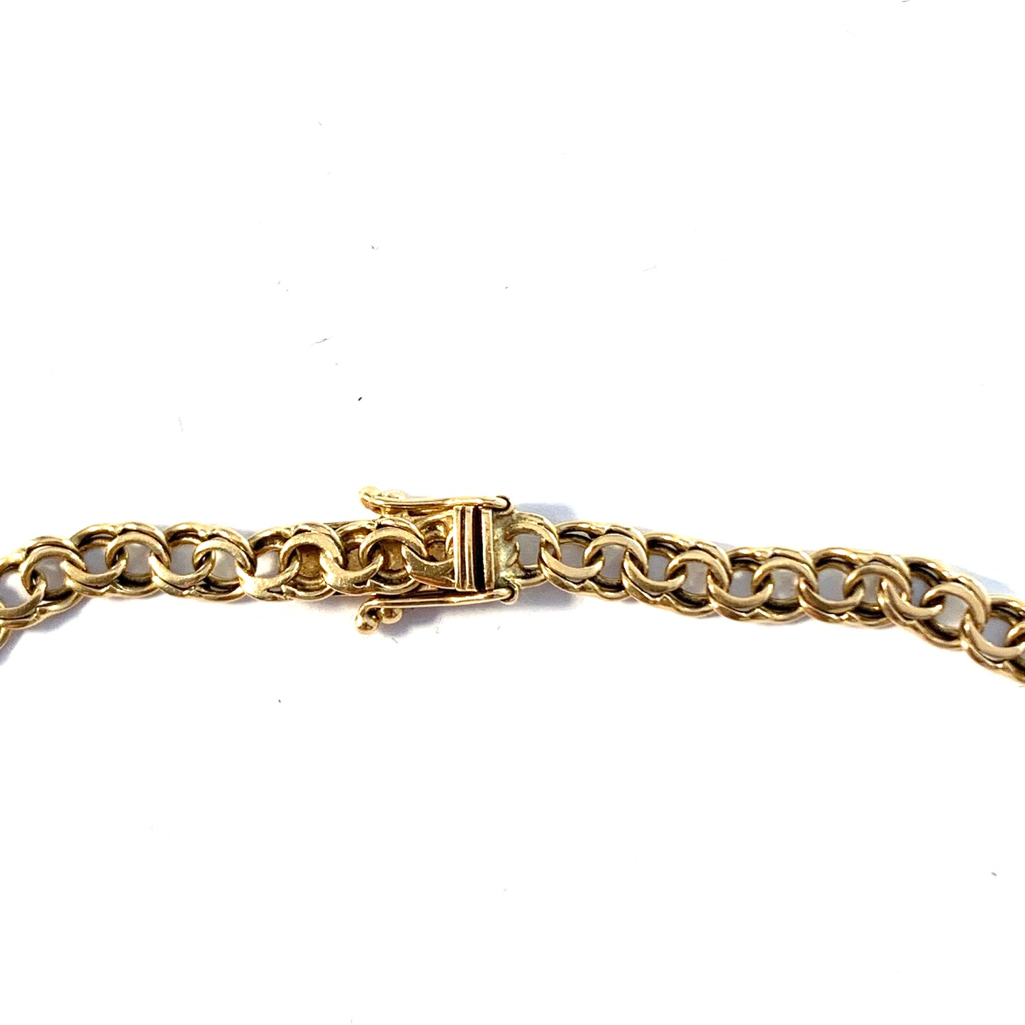 Segir, Sweden 1959. Vintage 18k Gold Bismark Charm Bracelet