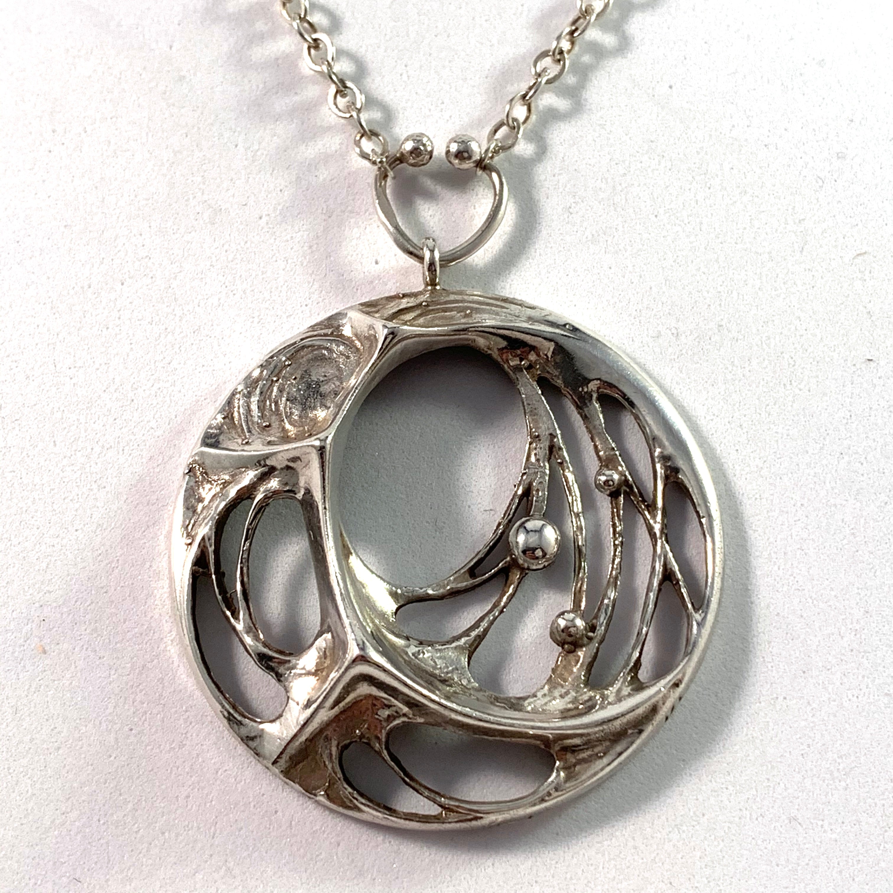 Necklace, silver FINLAND, newest 1974