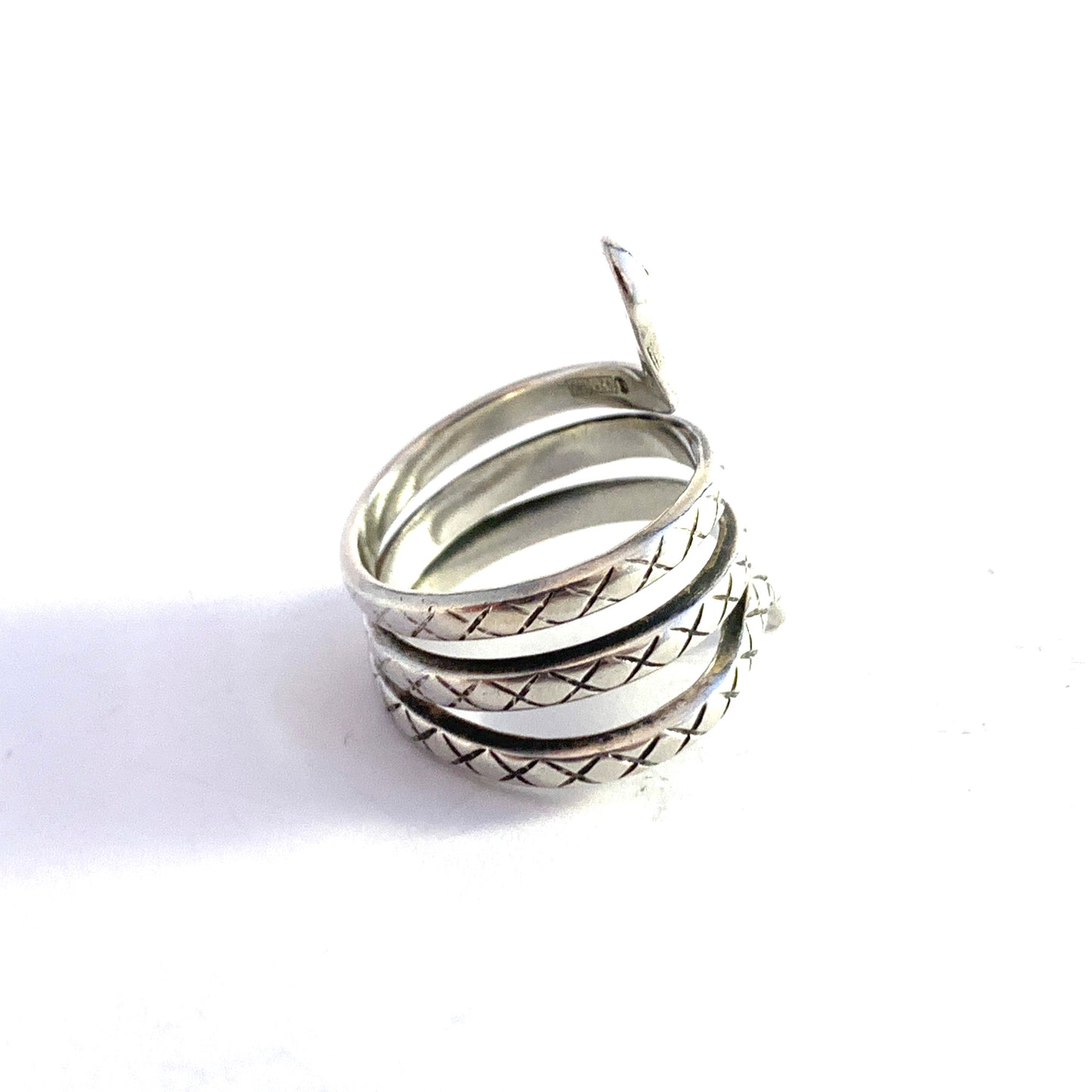 Kalevala Koru, Finland. Sterling Silver Snake Ring.