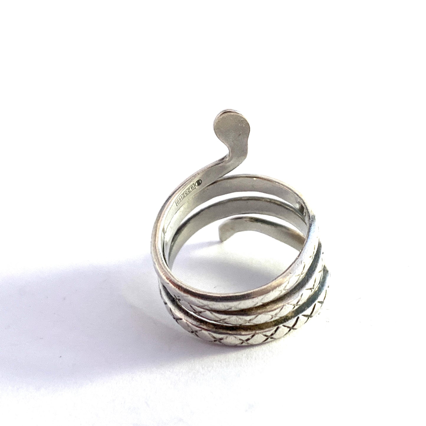 Kalevala Koru, Finland. Sterling Silver Snake Ring.