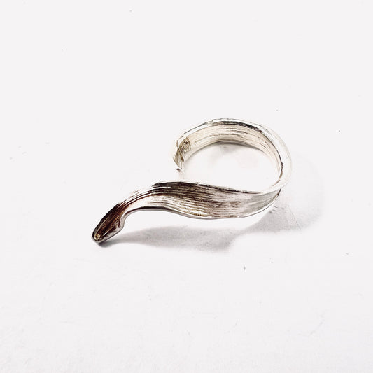 Flora Danica, Denmark. Vintage Sterling Silver Ring.