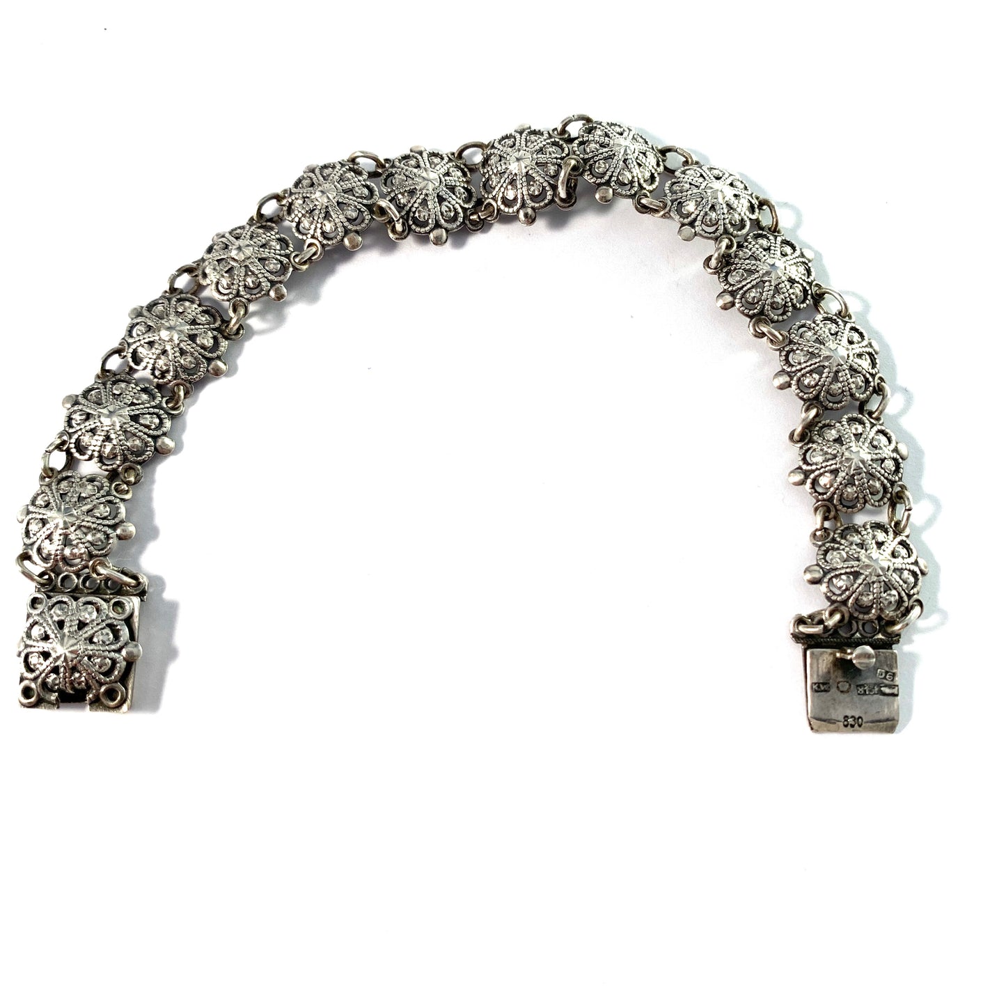 Konrad Wolff, Finland year 1933. Solid Silver Bracelet.